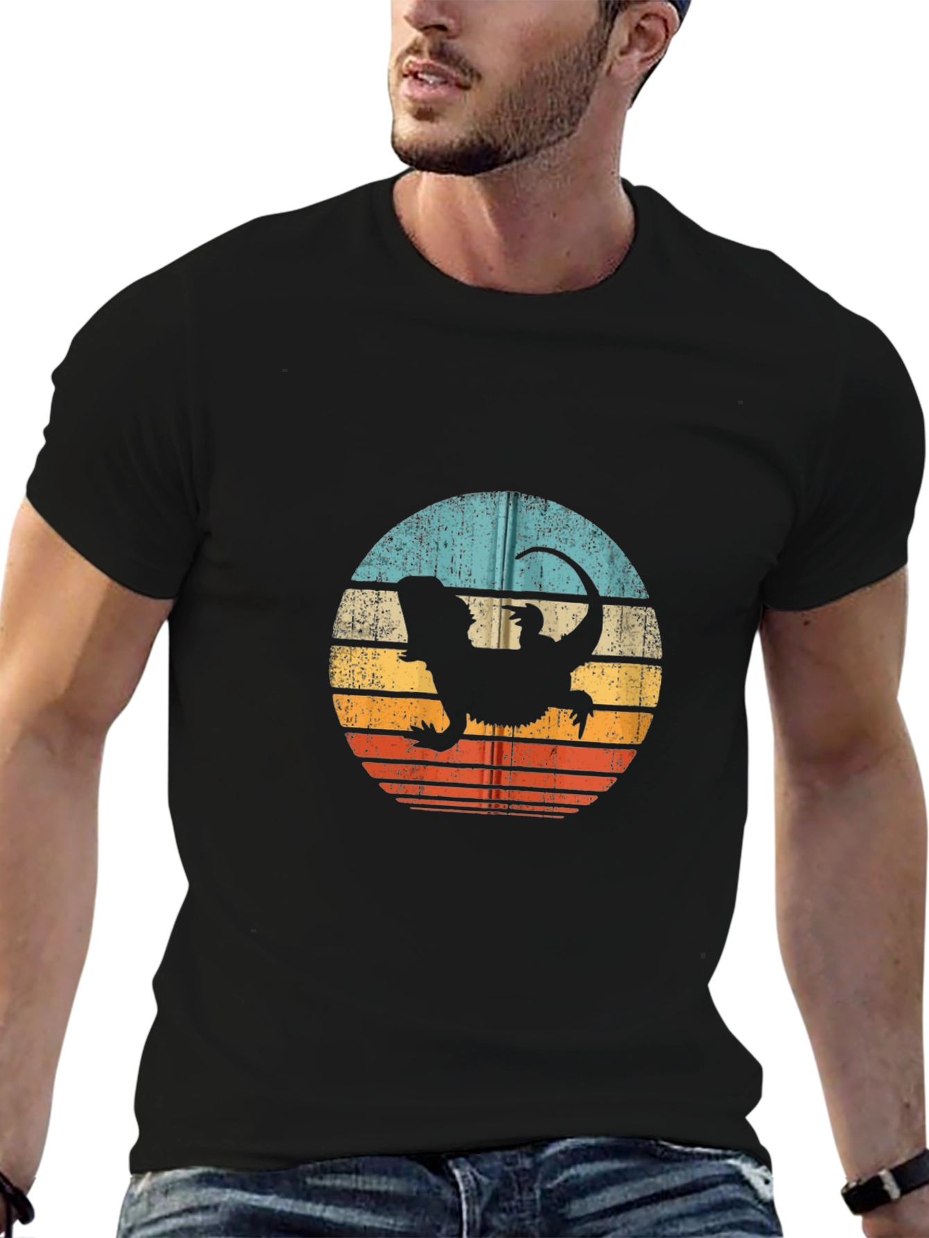 Retro Bearded Dragon T-Shirt