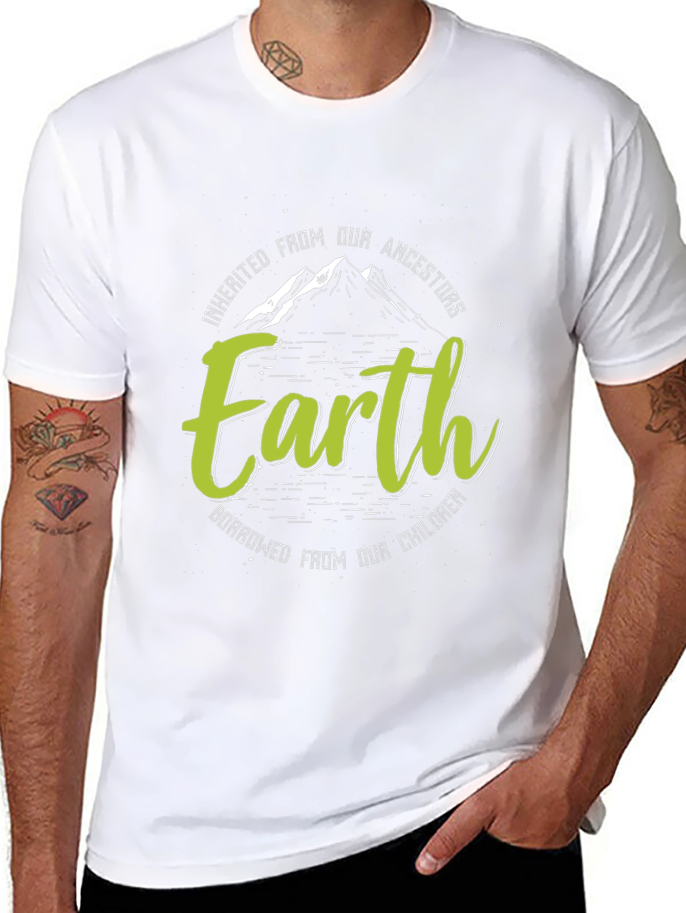 Earth Graphic T-Shirt - Inherited/Borrowed Design