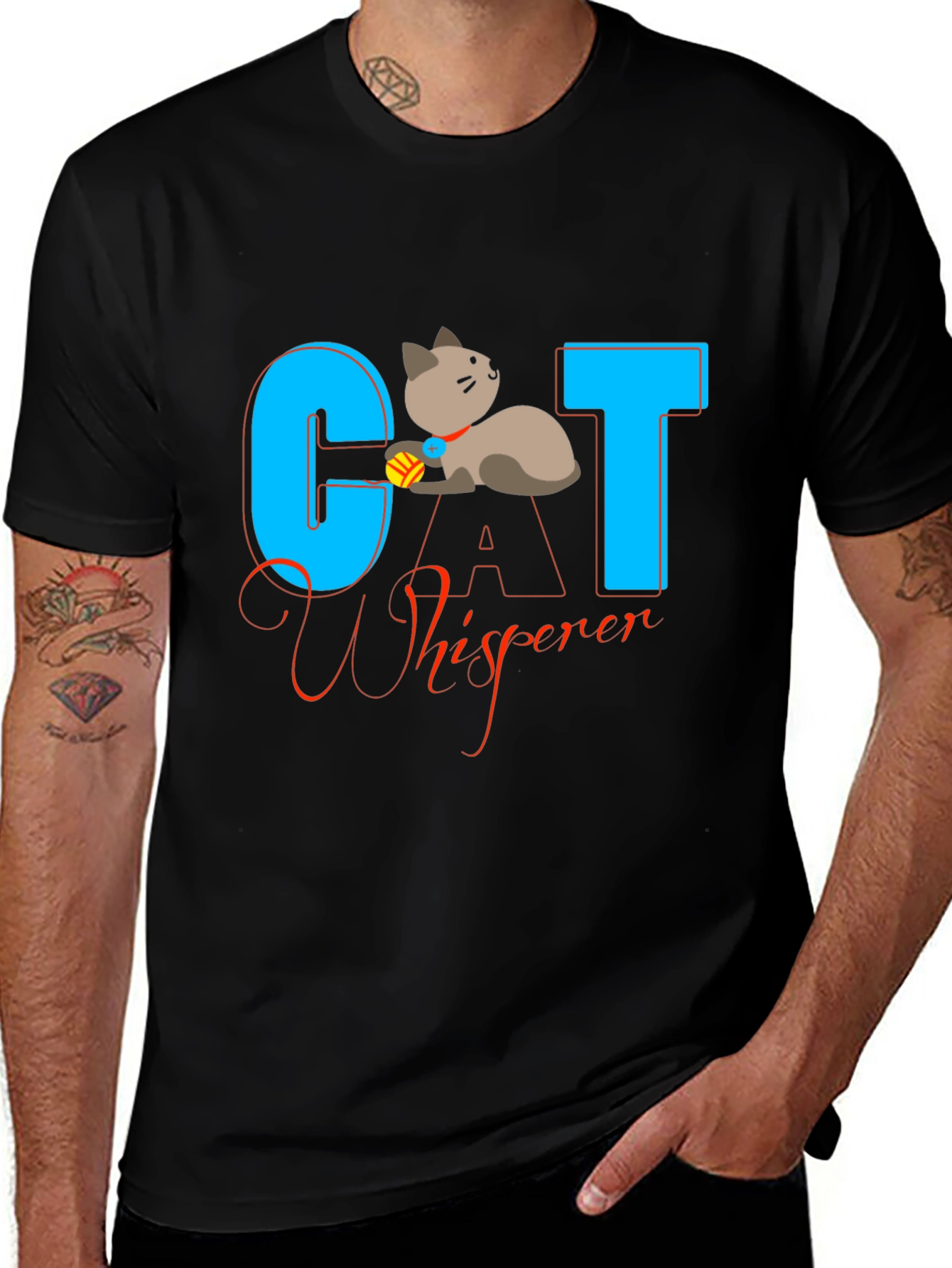 Cat Whisperer Graphic T-Shirt