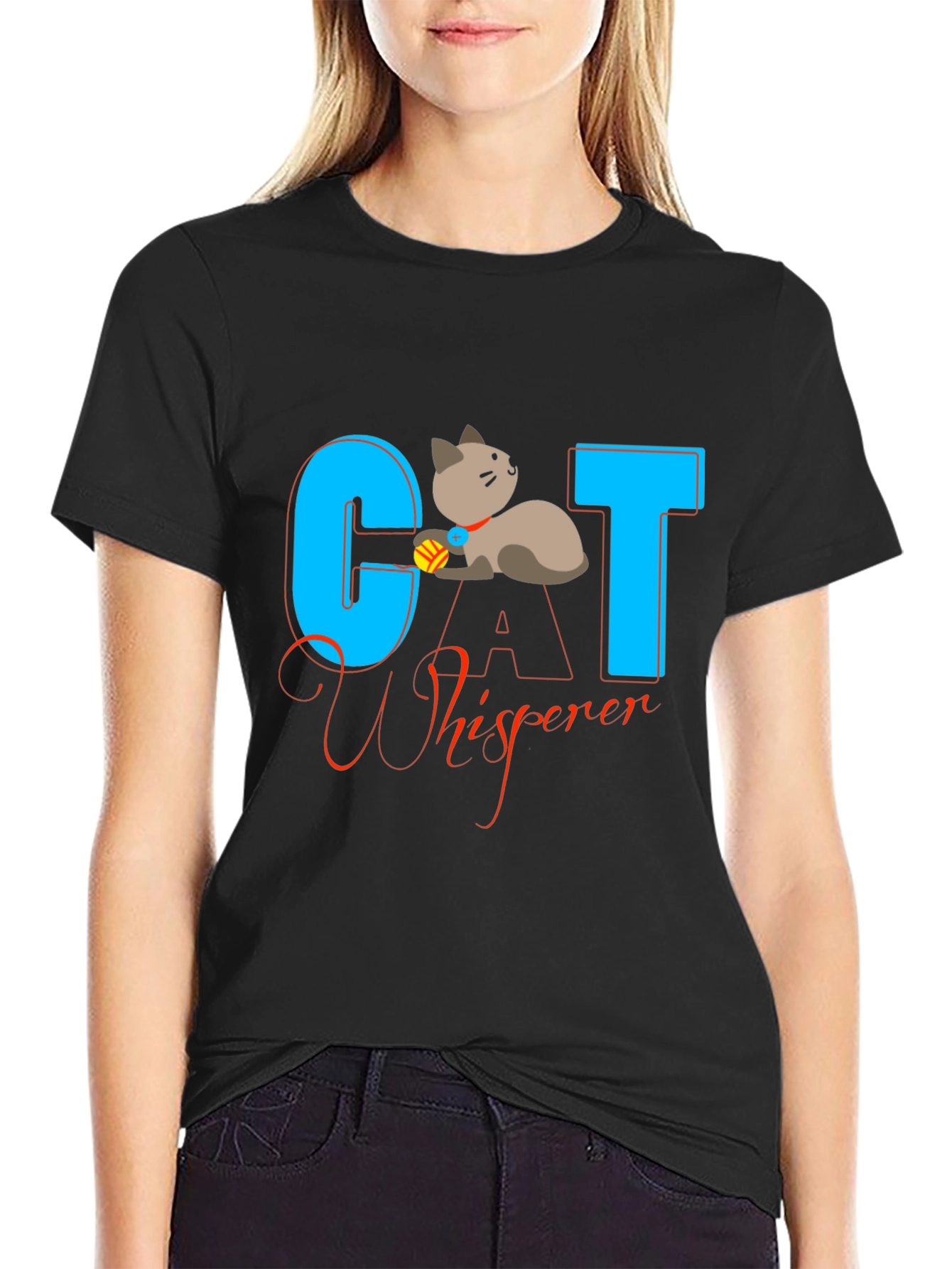 Cat Whisperer Graphic T-Shirt