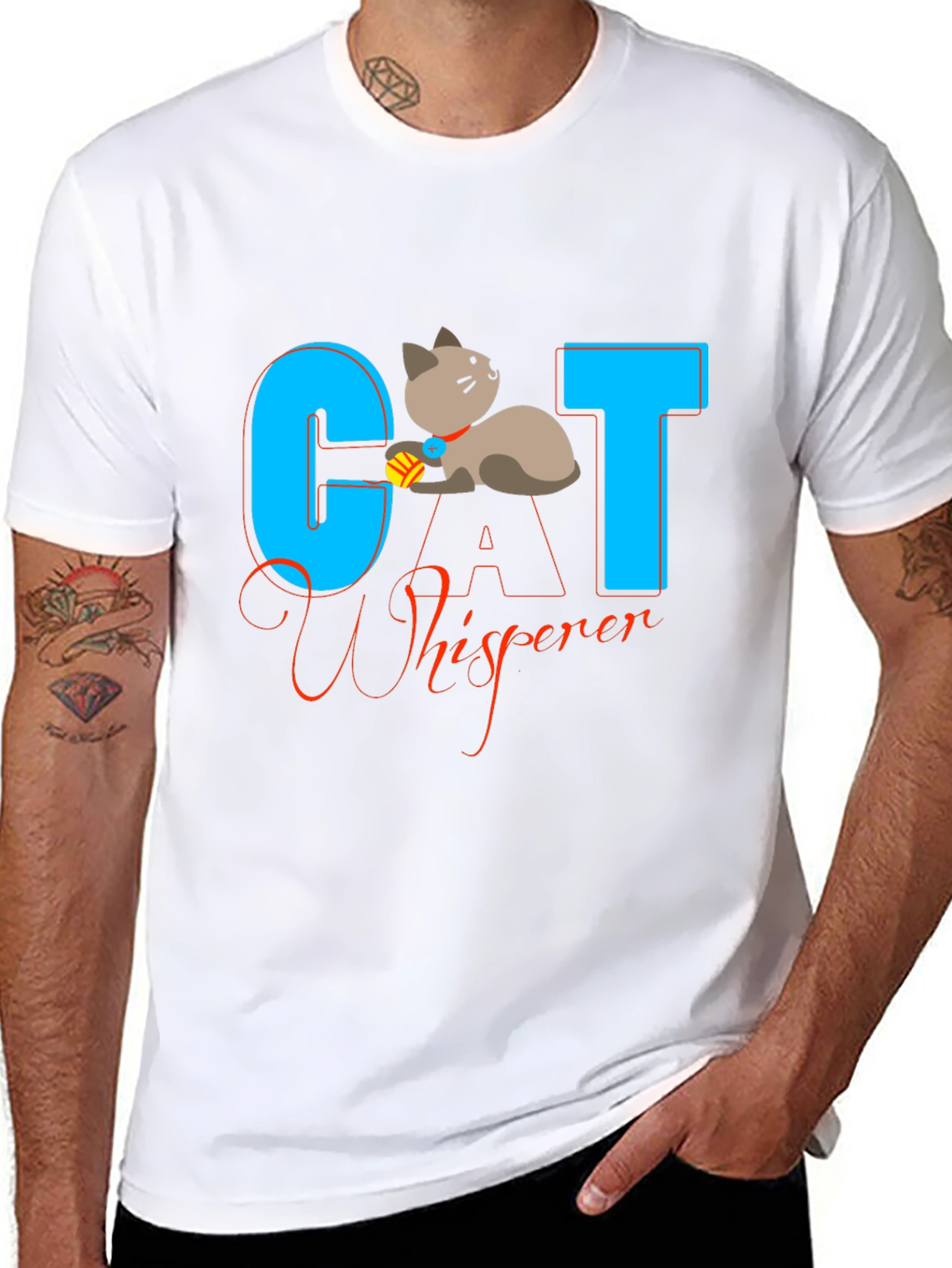 Cat Whisperer Graphic T-Shirt