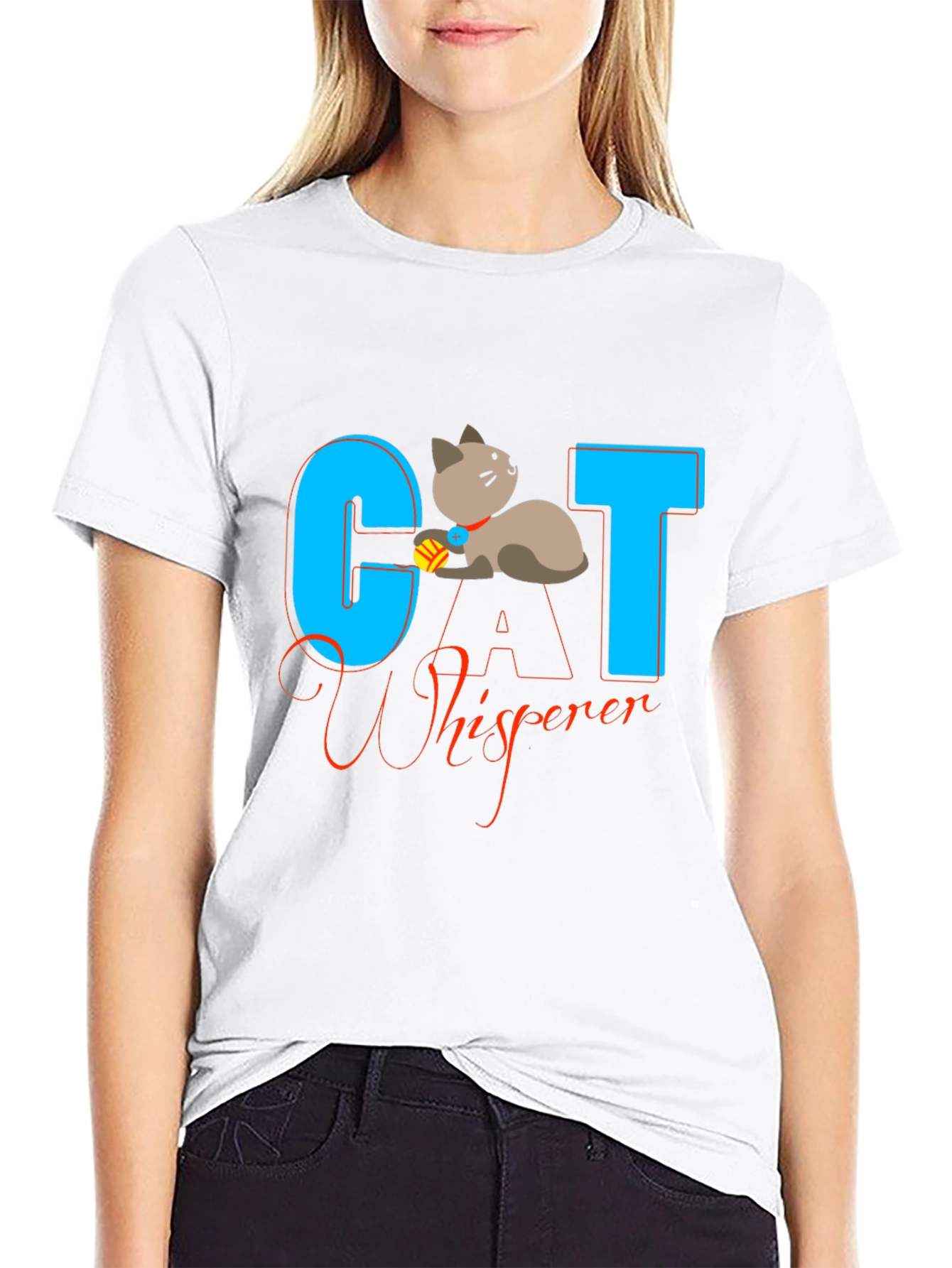 Cat Whisperer Graphic T-Shirt