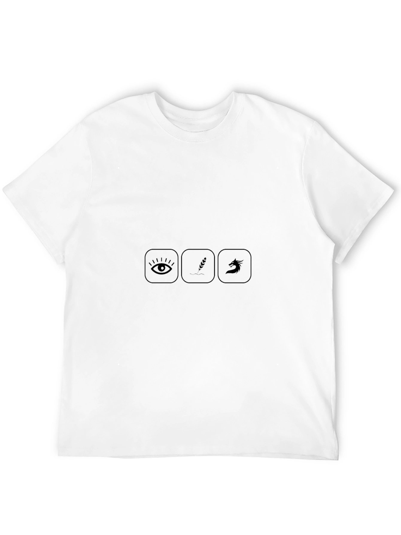 Mystic Symbol T-Shirt - Eye Quill Dragon