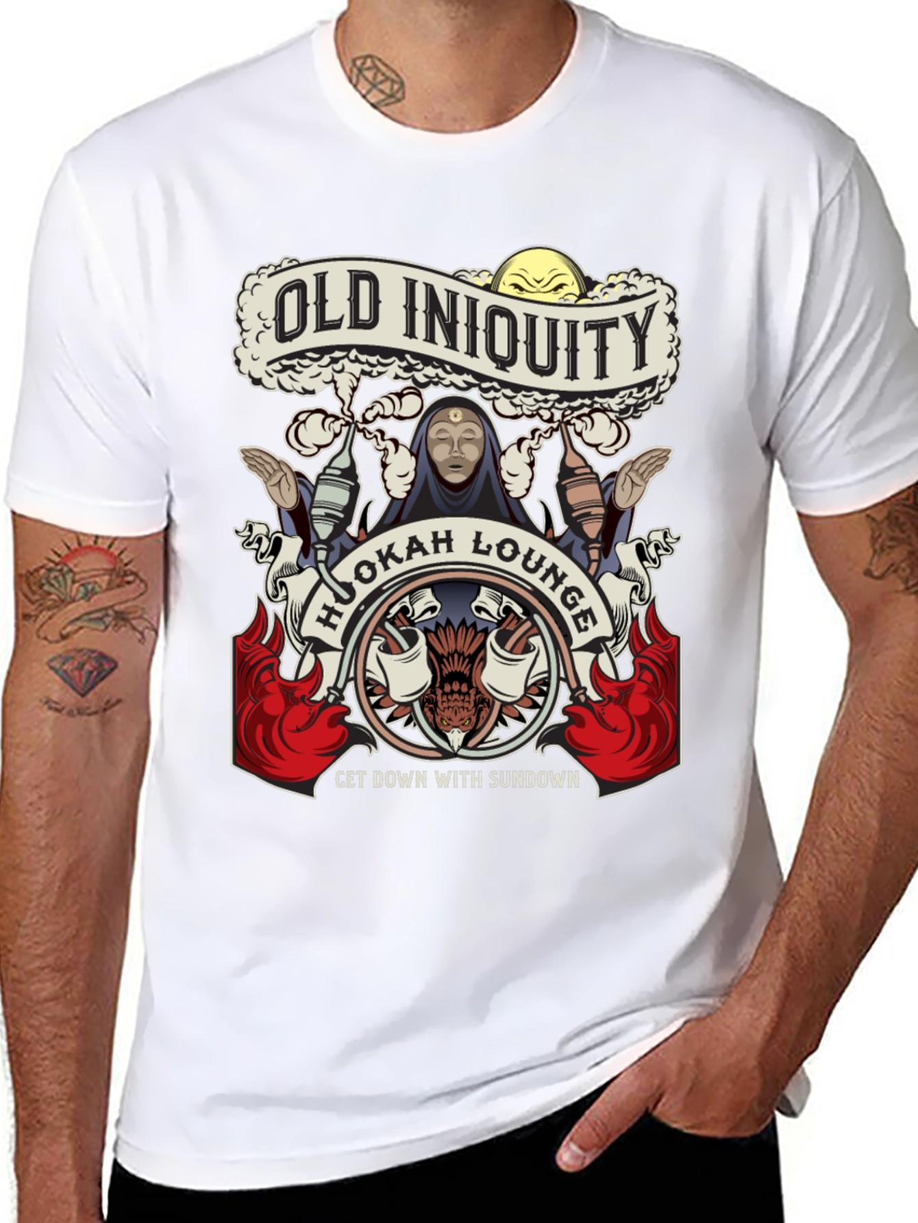 Old Iniquity Hookah Lounge T-Shirt