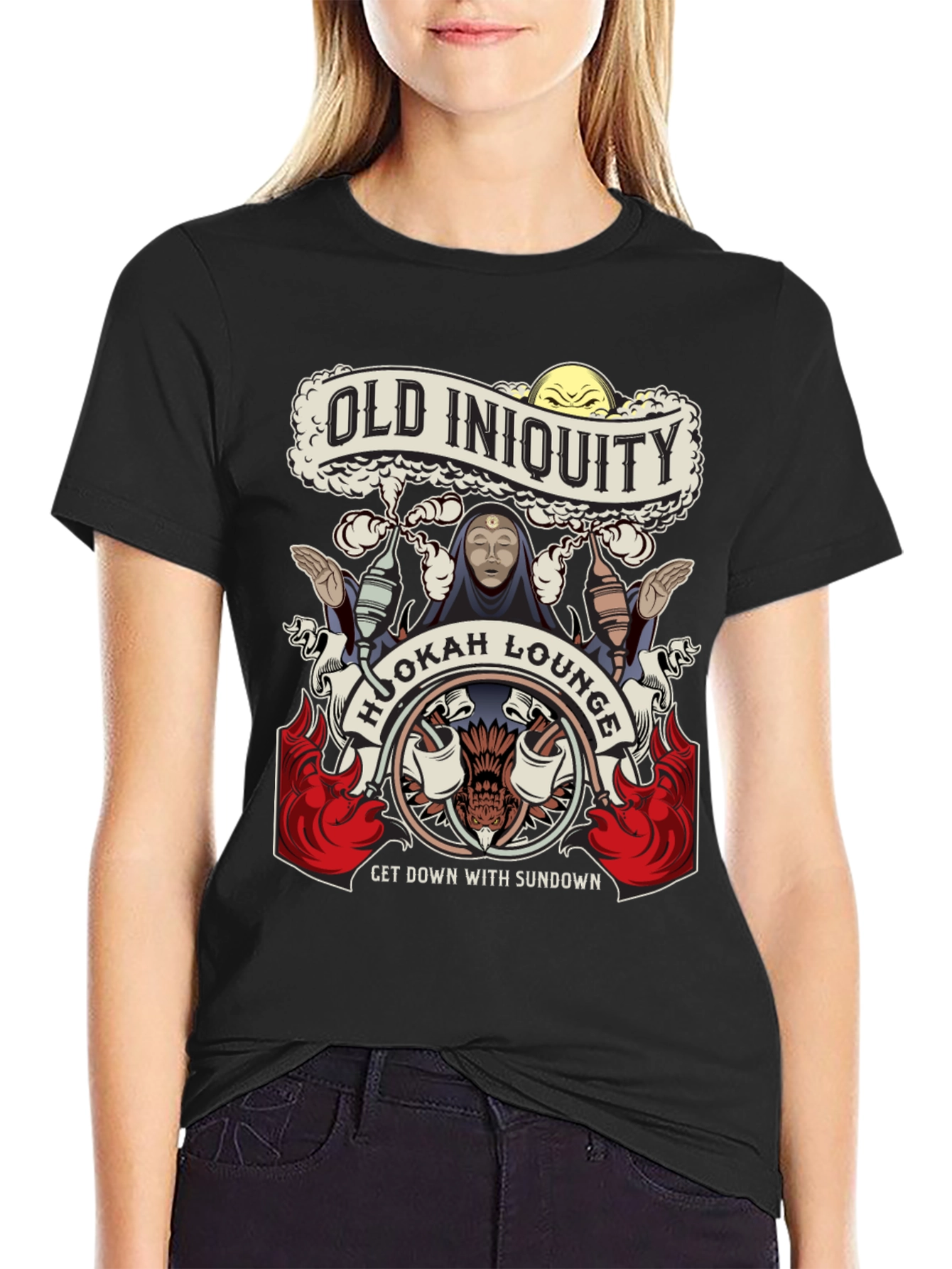 Old Iniquity Hookah Lounge T-Shirt