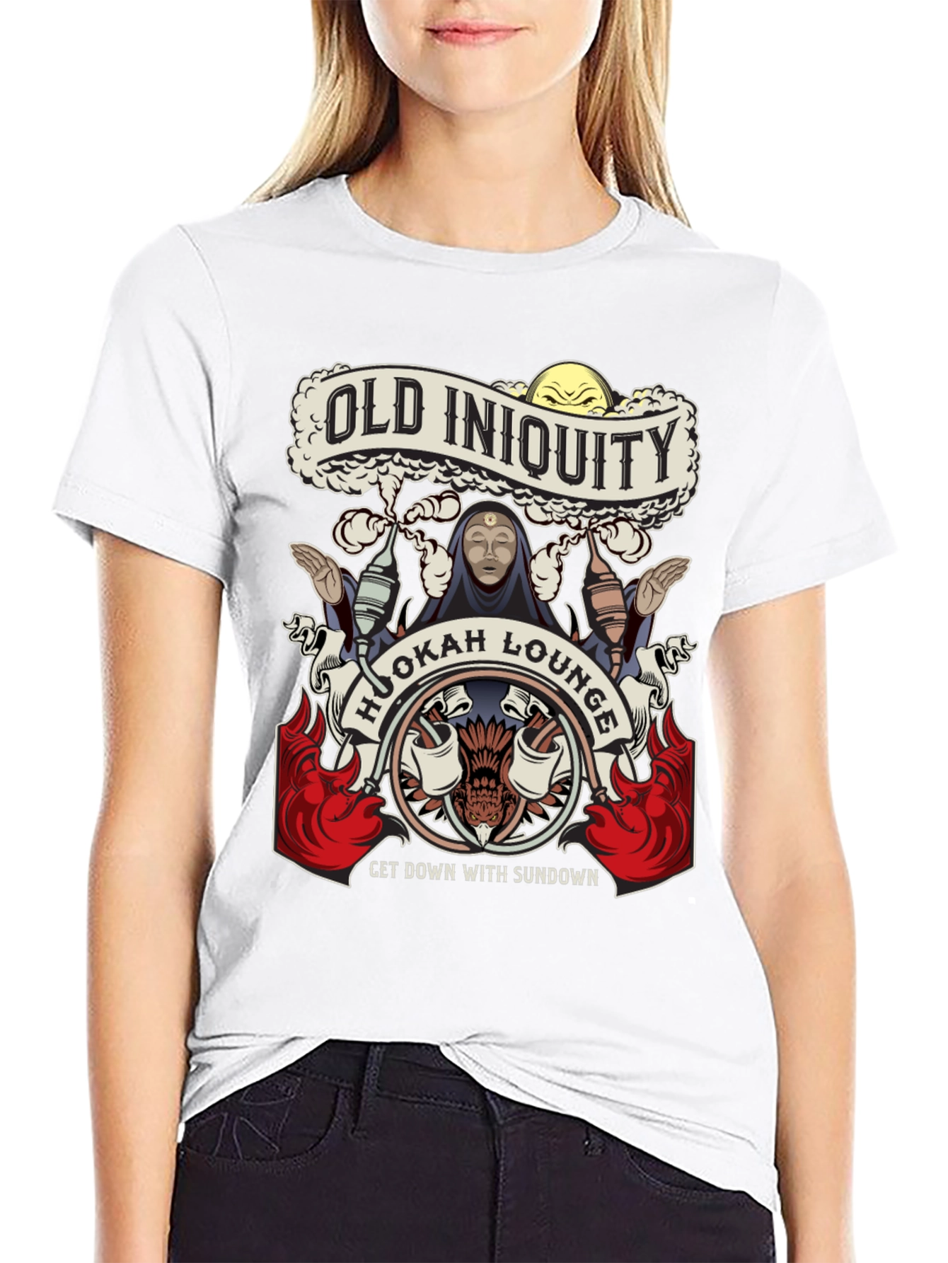 Old Iniquity Hookah Lounge T-Shirt