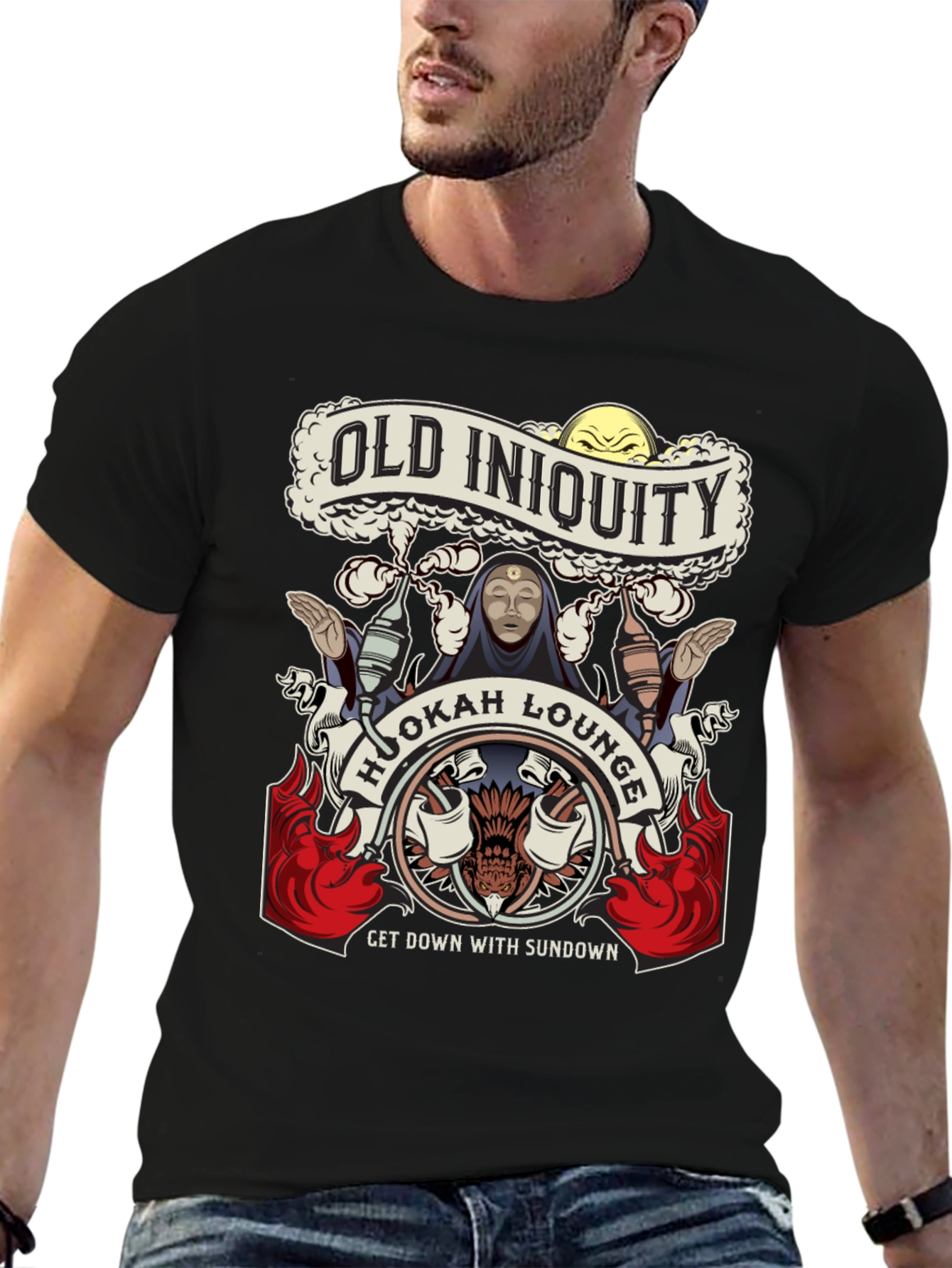 Old Iniquity Hookah Lounge T-Shirt