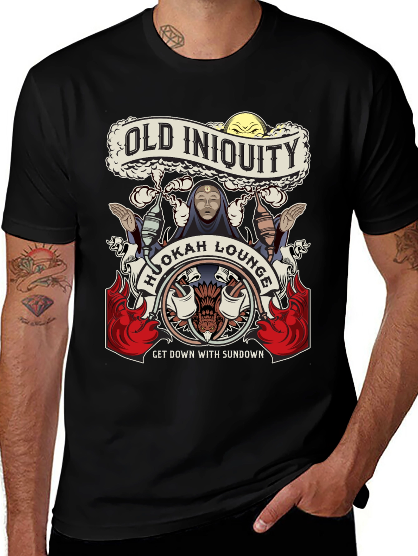 Old Iniquity Hookah Lounge T-Shirt