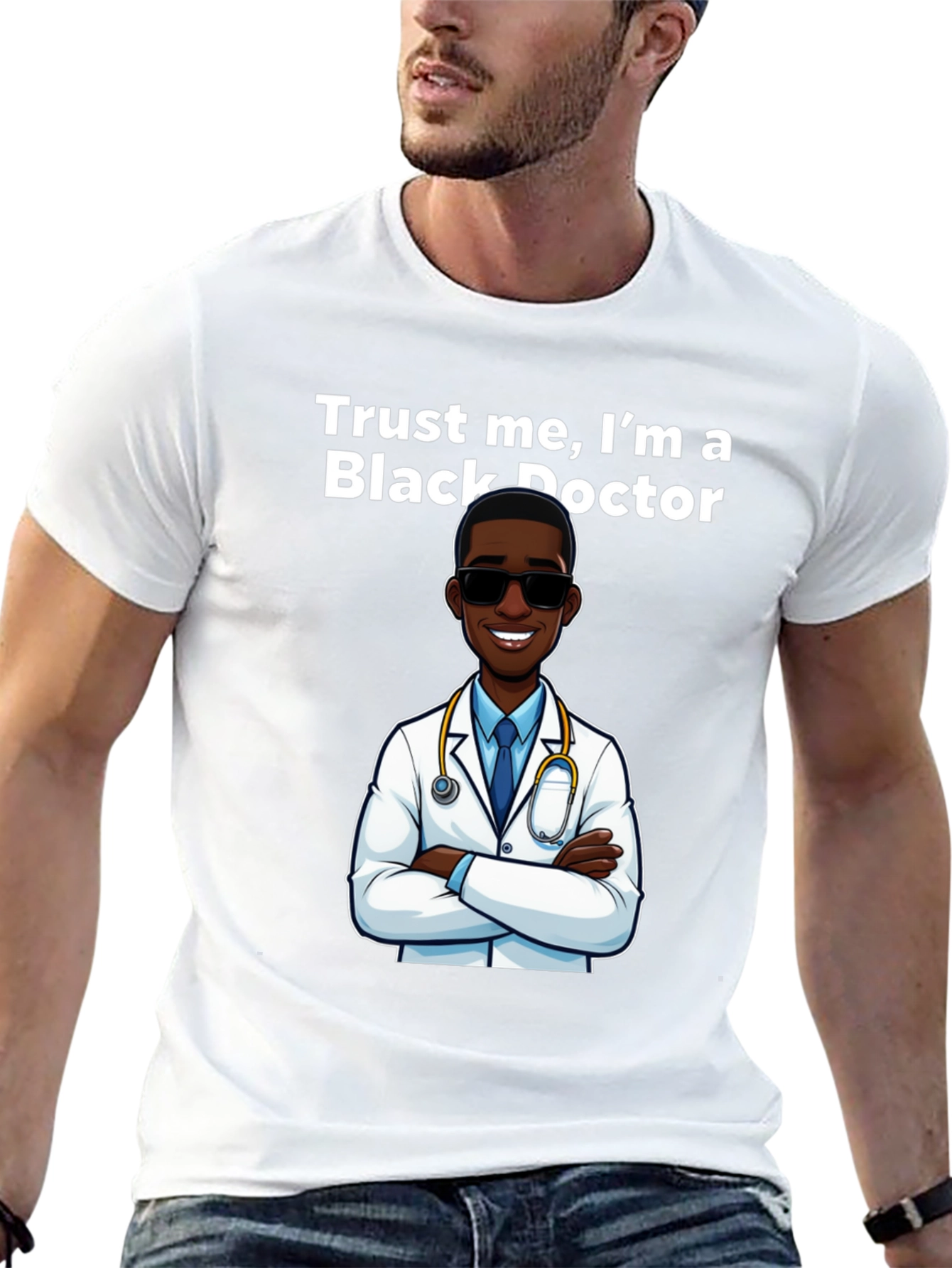 Trust Me Im A Black Doctor T-Shirt