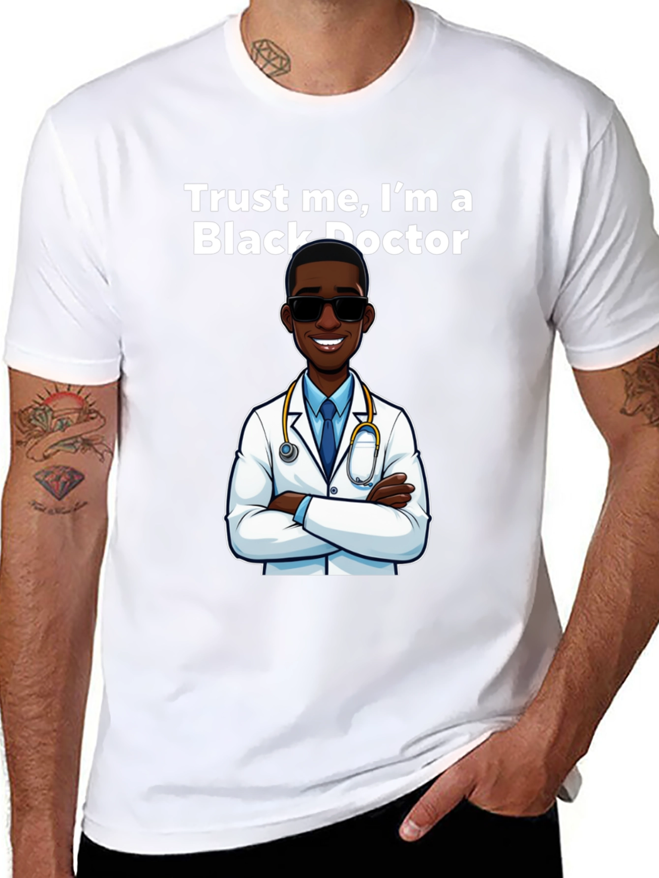Trust Me Im A Black Doctor T-Shirt