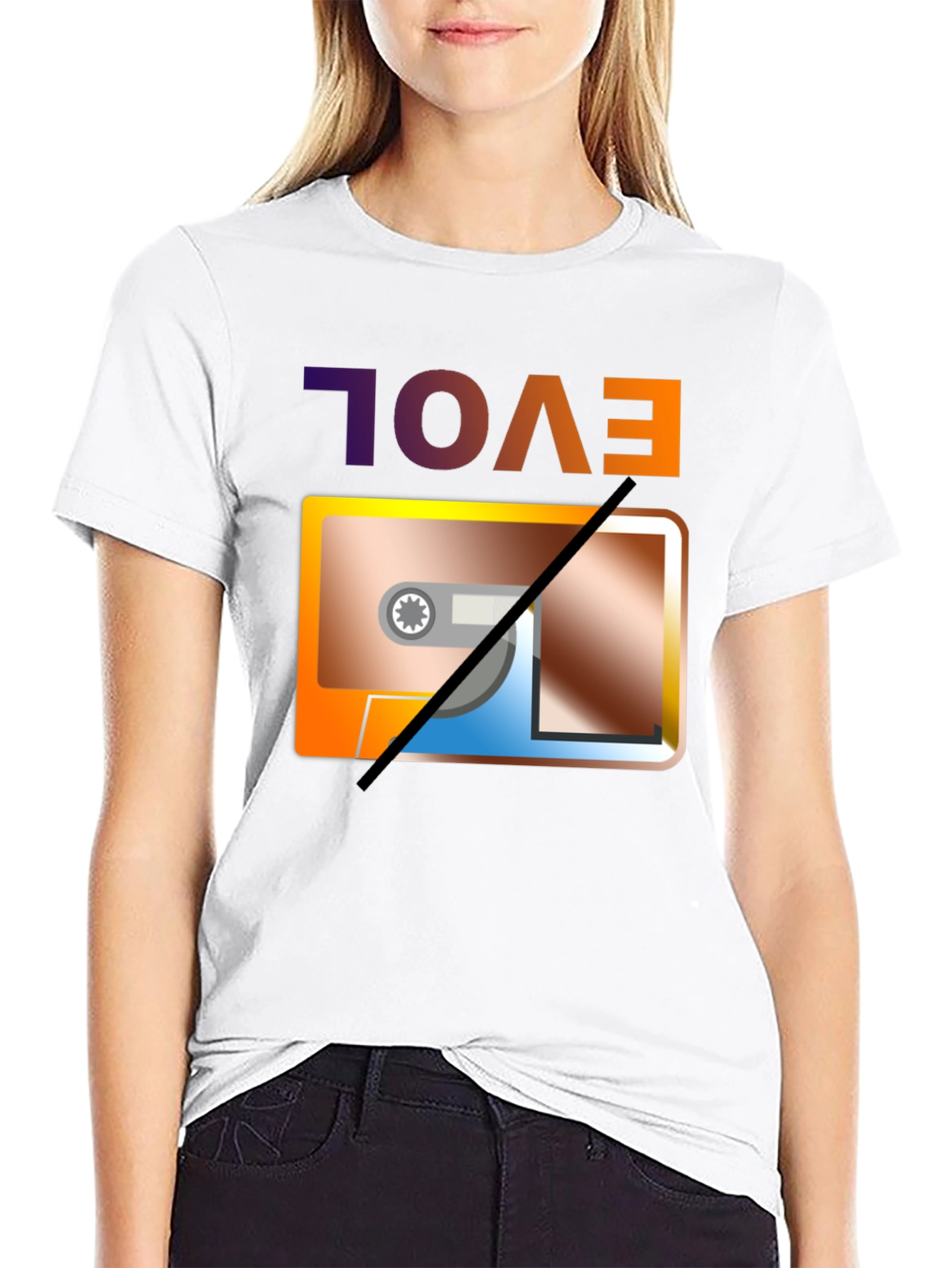 Retro Cassette Tape EVOL T-Shirt