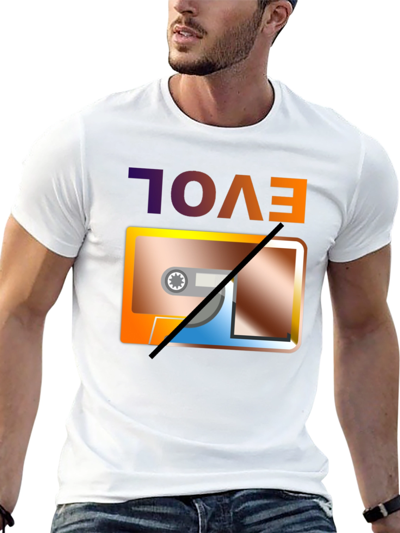 Retro Cassette Tape EVOL T-Shirt