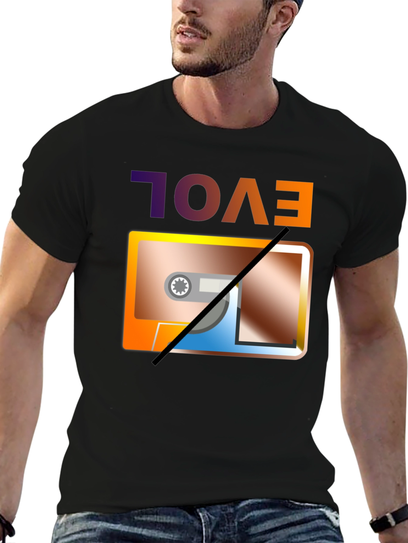 Retro Cassette Tape EVOL T-Shirt