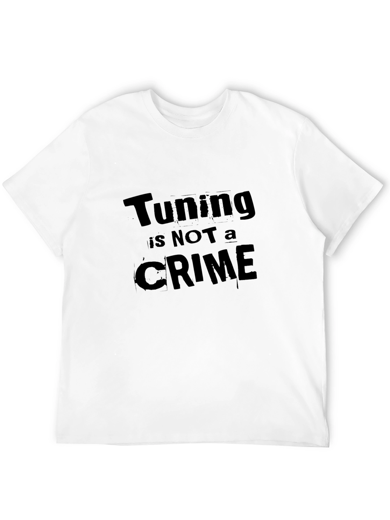 Tuning is Not a Crime Black T-Shirt