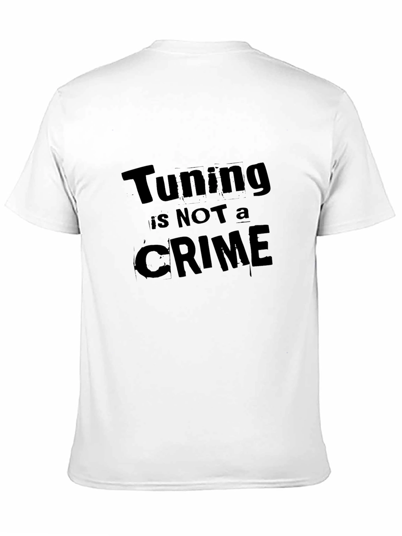 Tuning is Not a Crime Black T-Shirt