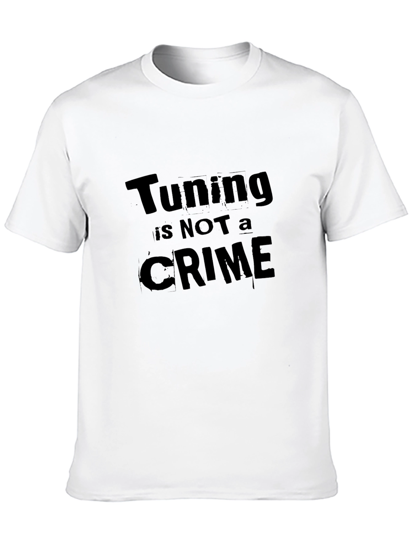 Tuning is Not a Crime Black T-Shirt