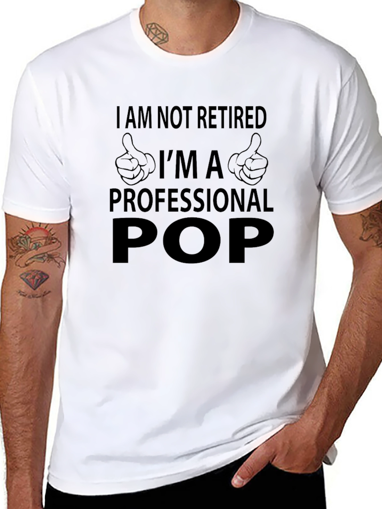 Professional Pop T-Shirt - Funny Grandpa Gift