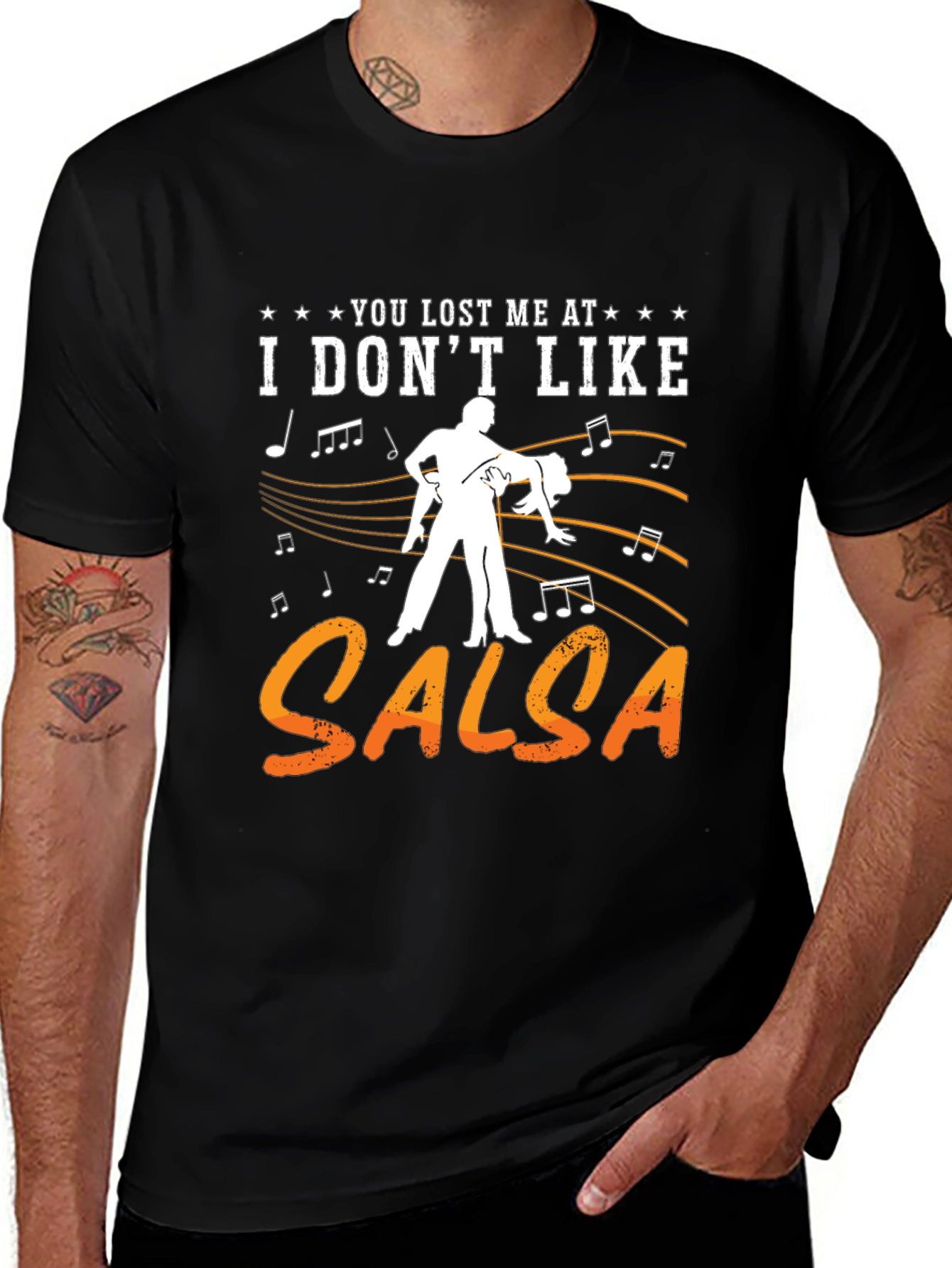 Funny Salsa Dance T-Shirt - I Dont Like Salsa