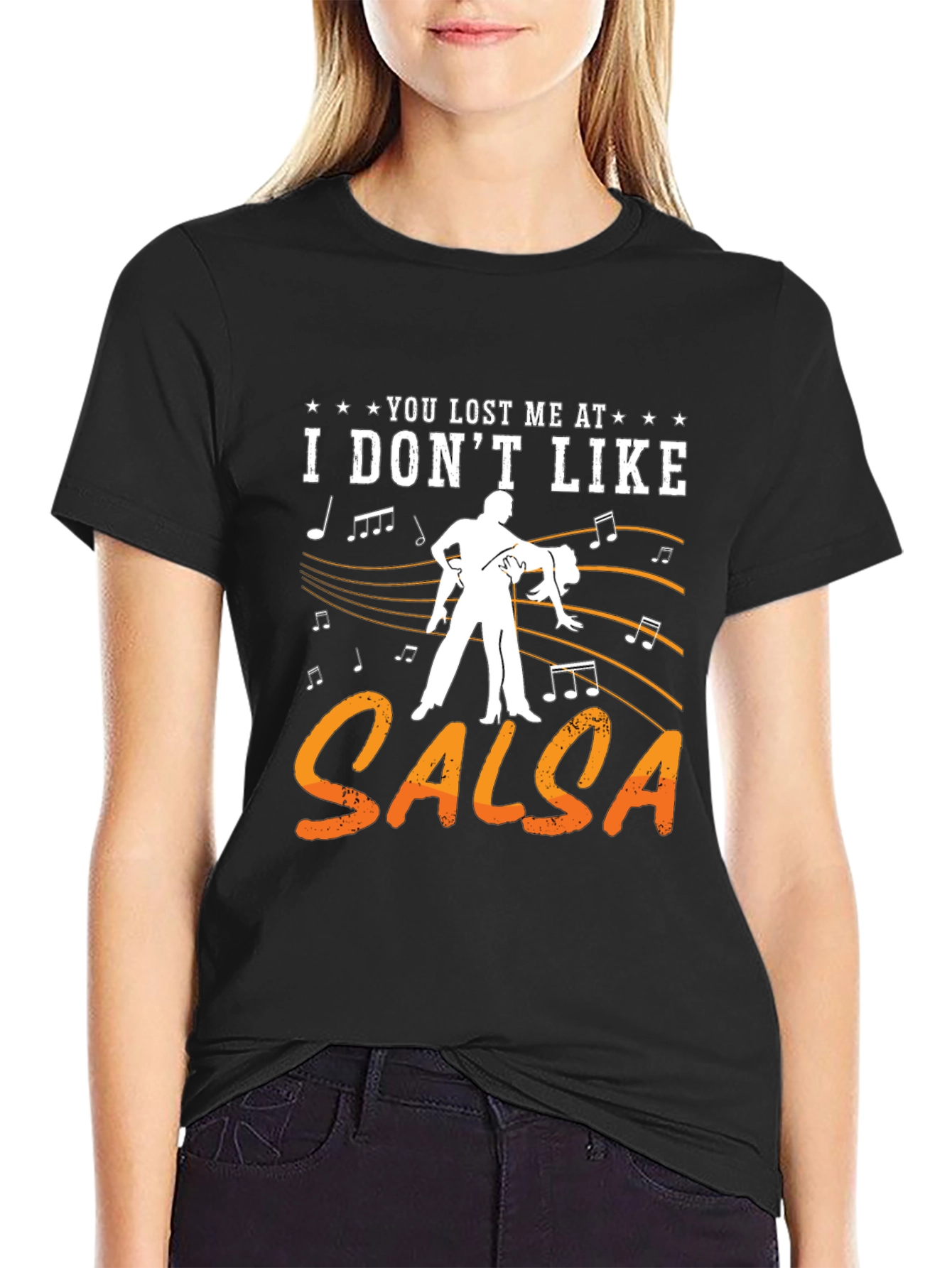 Funny Salsa Dance T-Shirt - I Dont Like Salsa