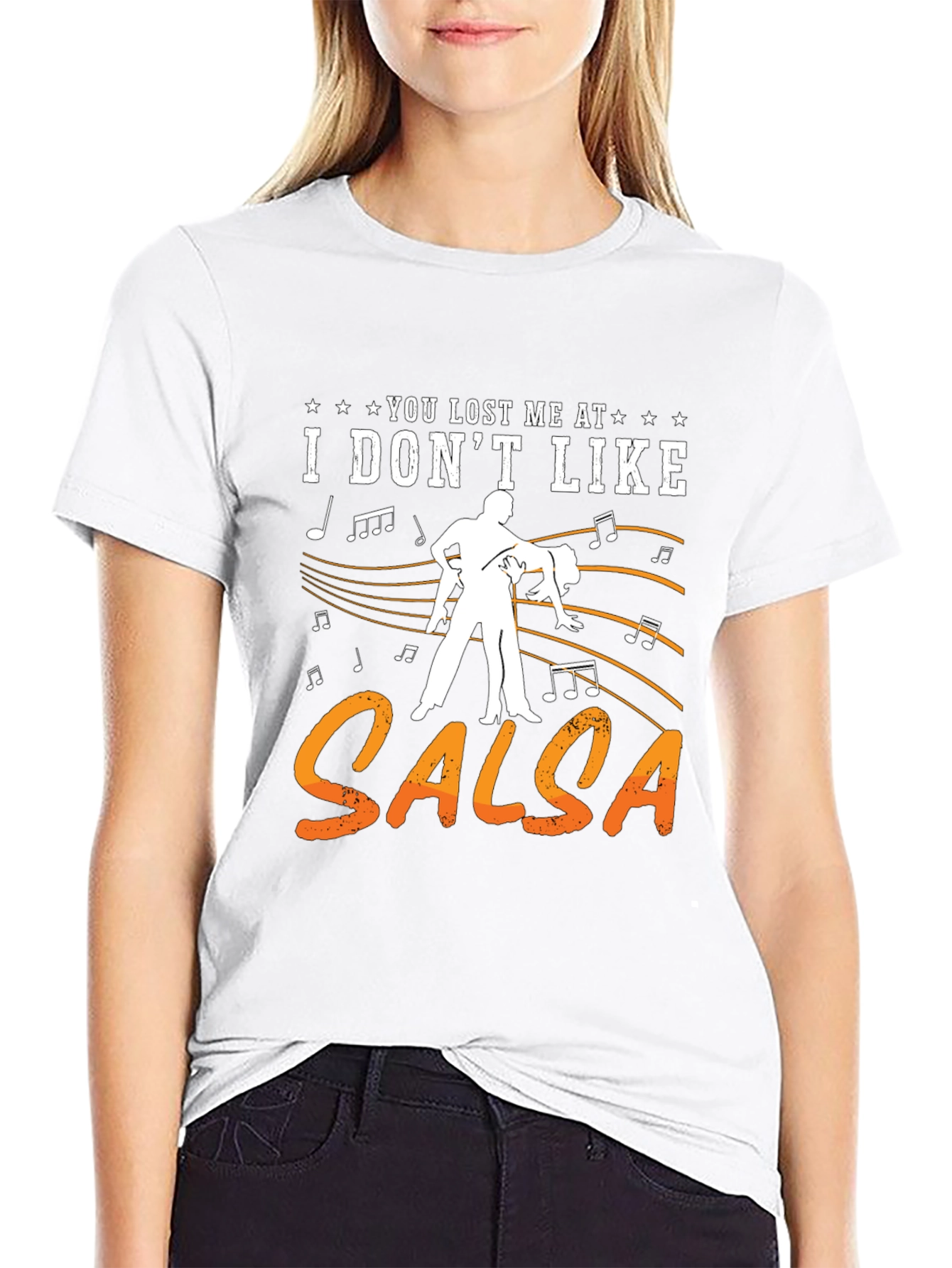 Funny Salsa Dance T-Shirt - I Dont Like Salsa