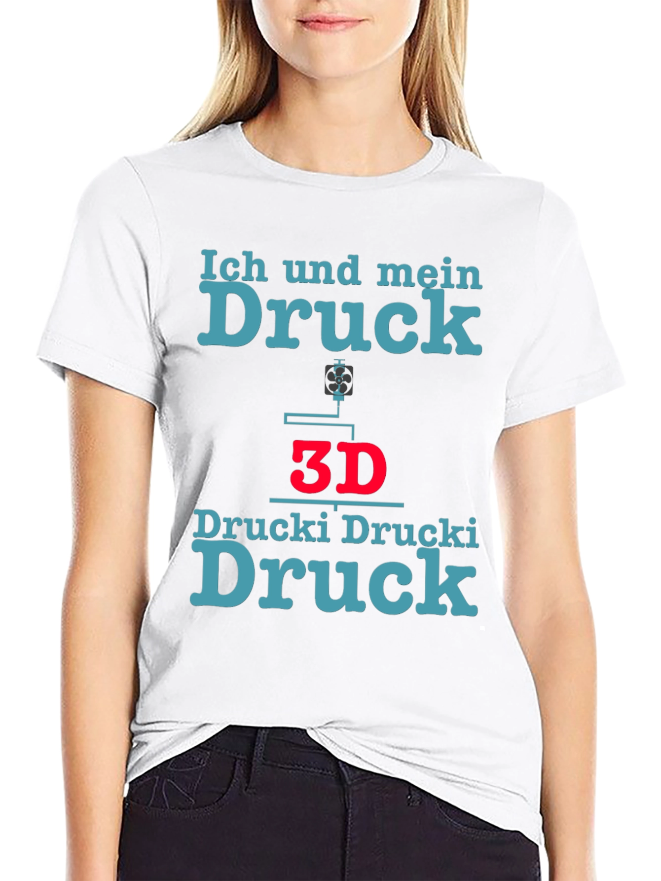 Ich und mein Druck T-Shirt