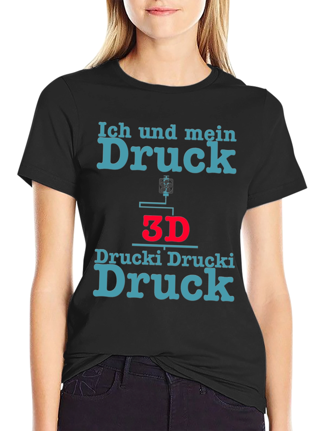 Ich und mein Druck T-Shirt