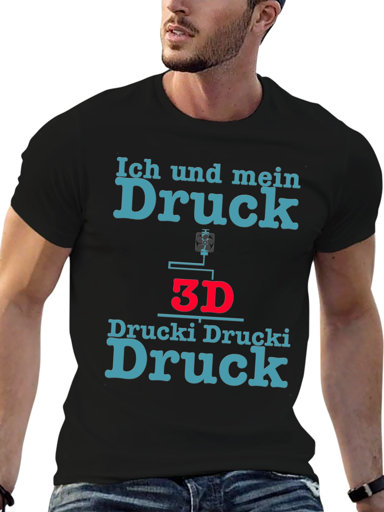 Ich und mein Druck T-Shirt