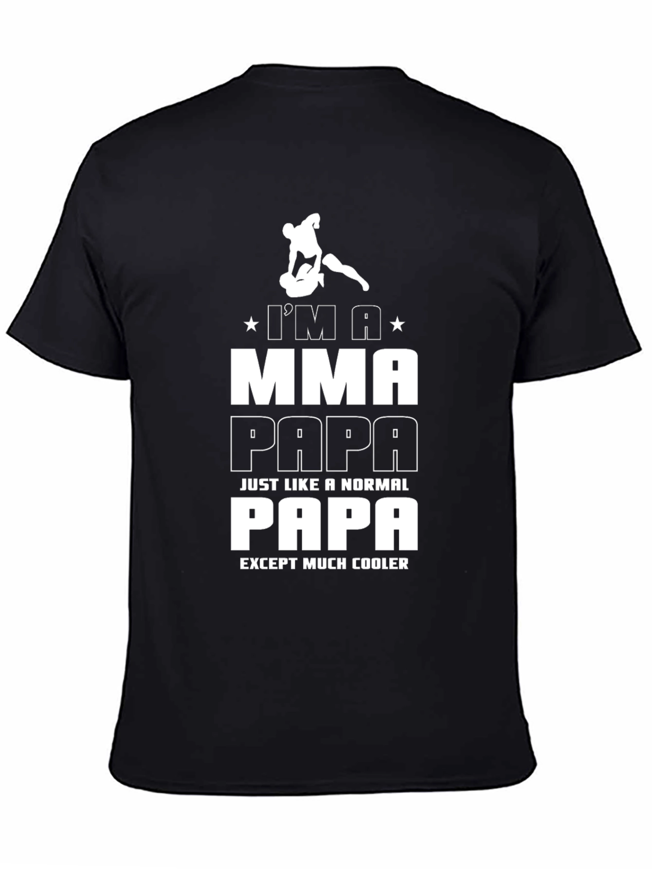 MMA Papa T-Shirt - Cool Dad Gift