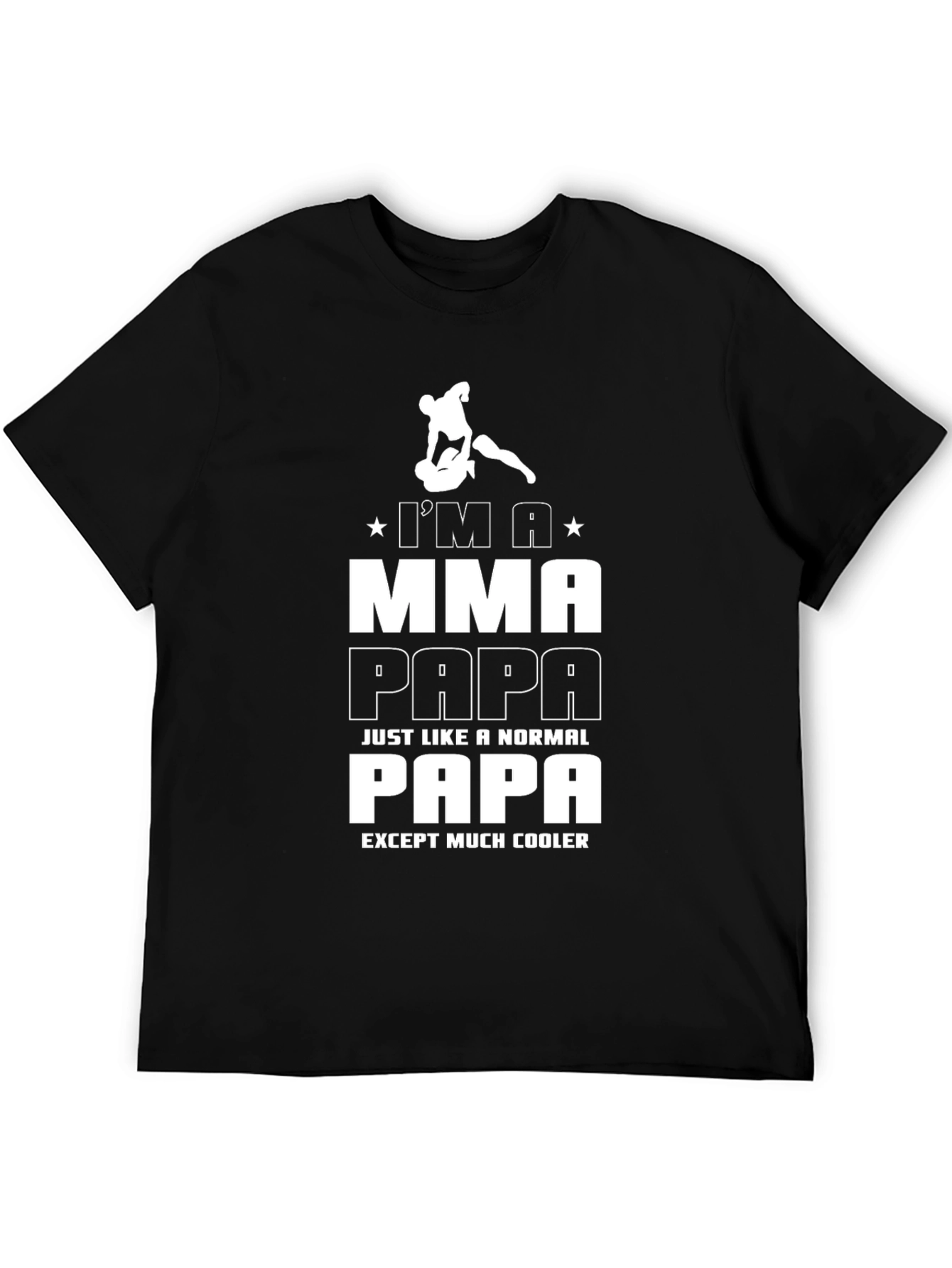 MMA Papa T-Shirt - Cool Dad Gift