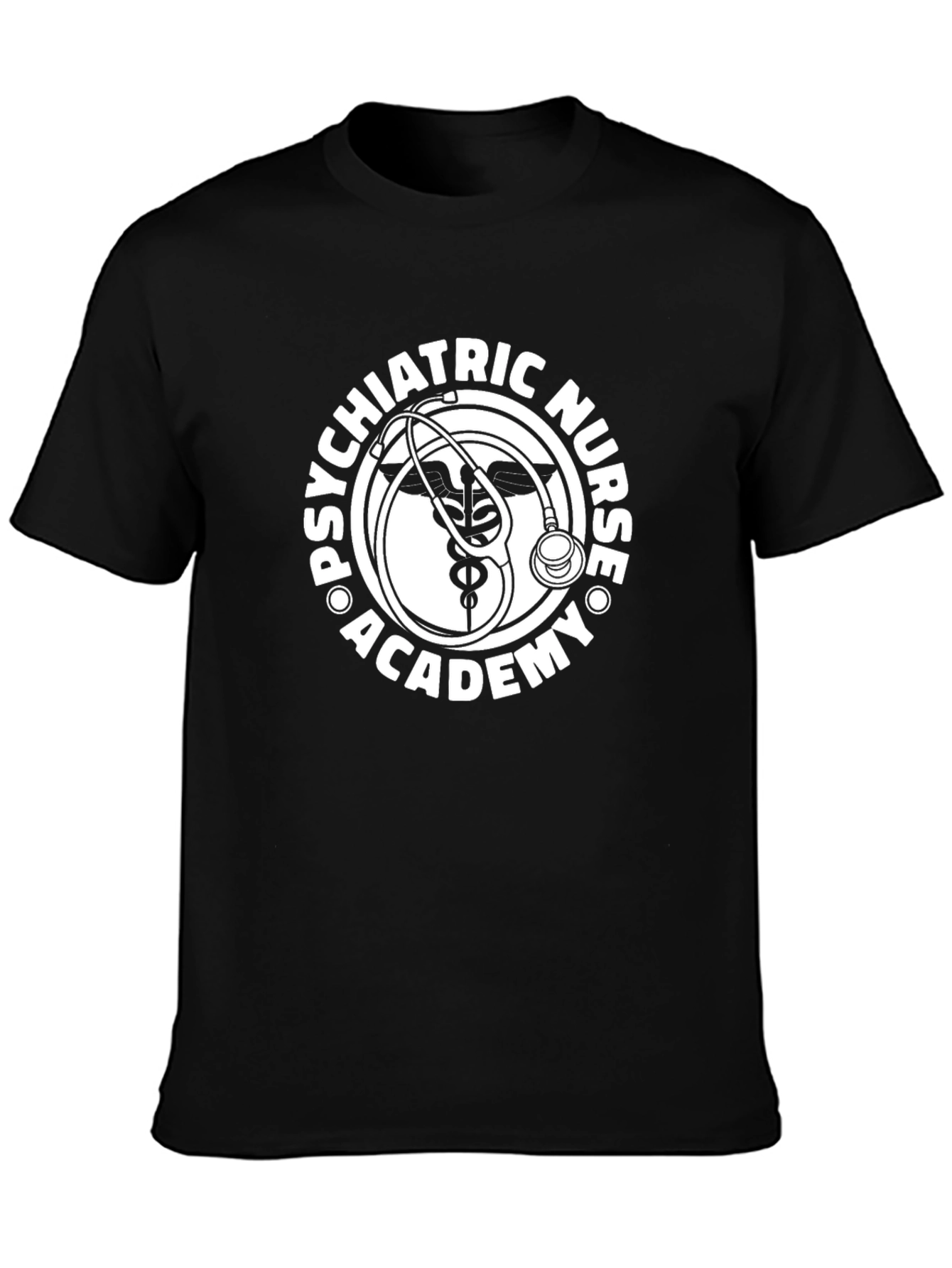 Psychiatric Nurse Academy Black T-Shirt