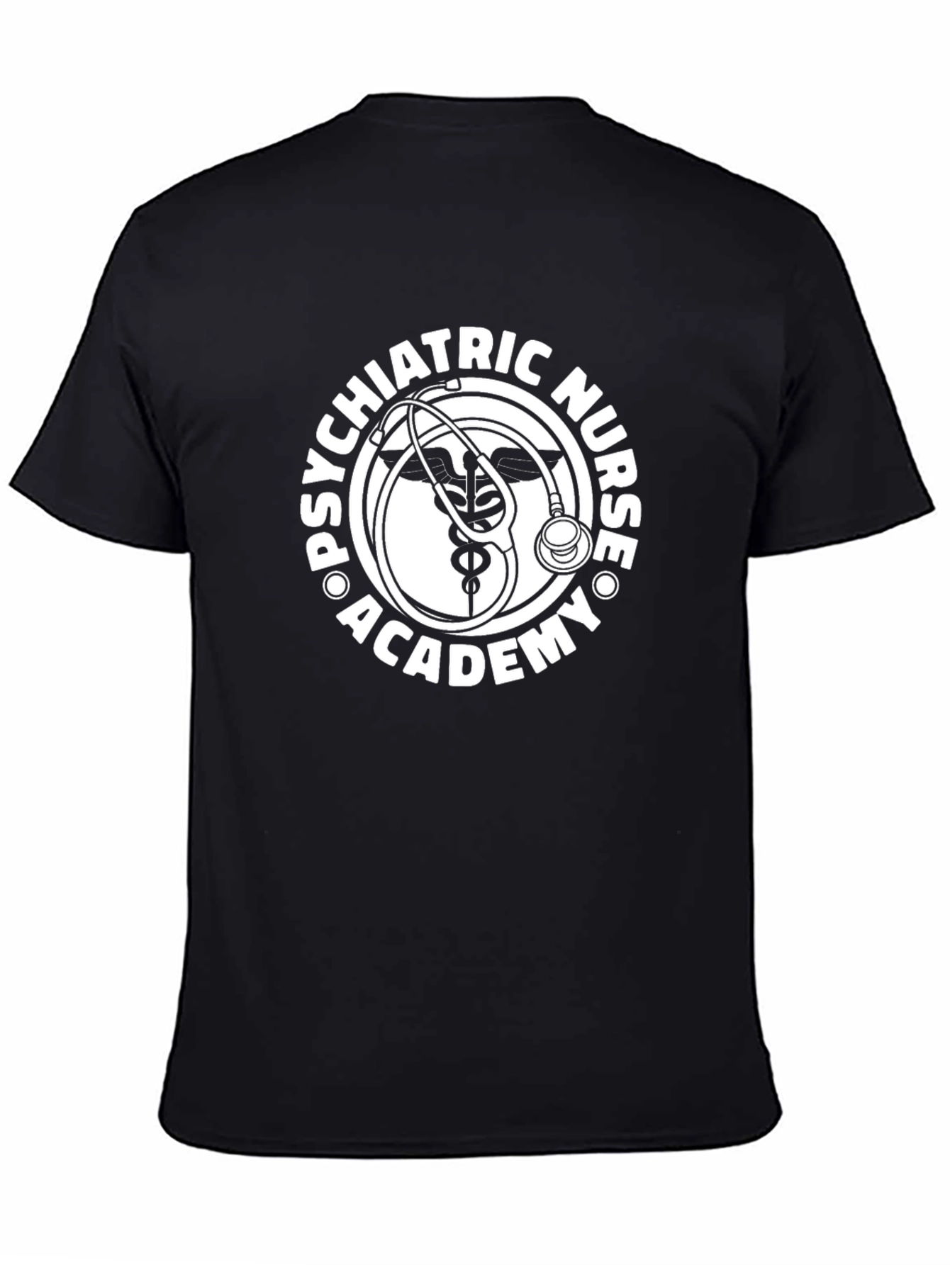 Psychiatric Nurse Academy Black T-Shirt