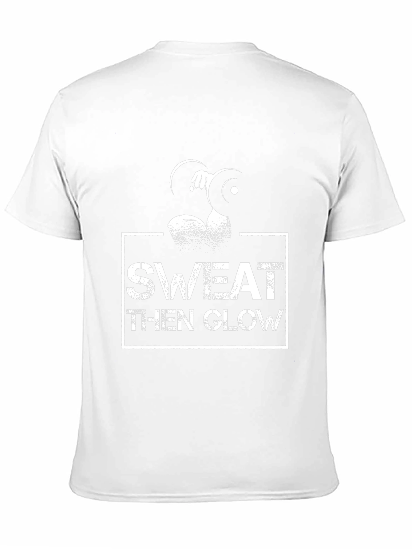 Sweat Then Glow Graphic Tee - Gym Motivation