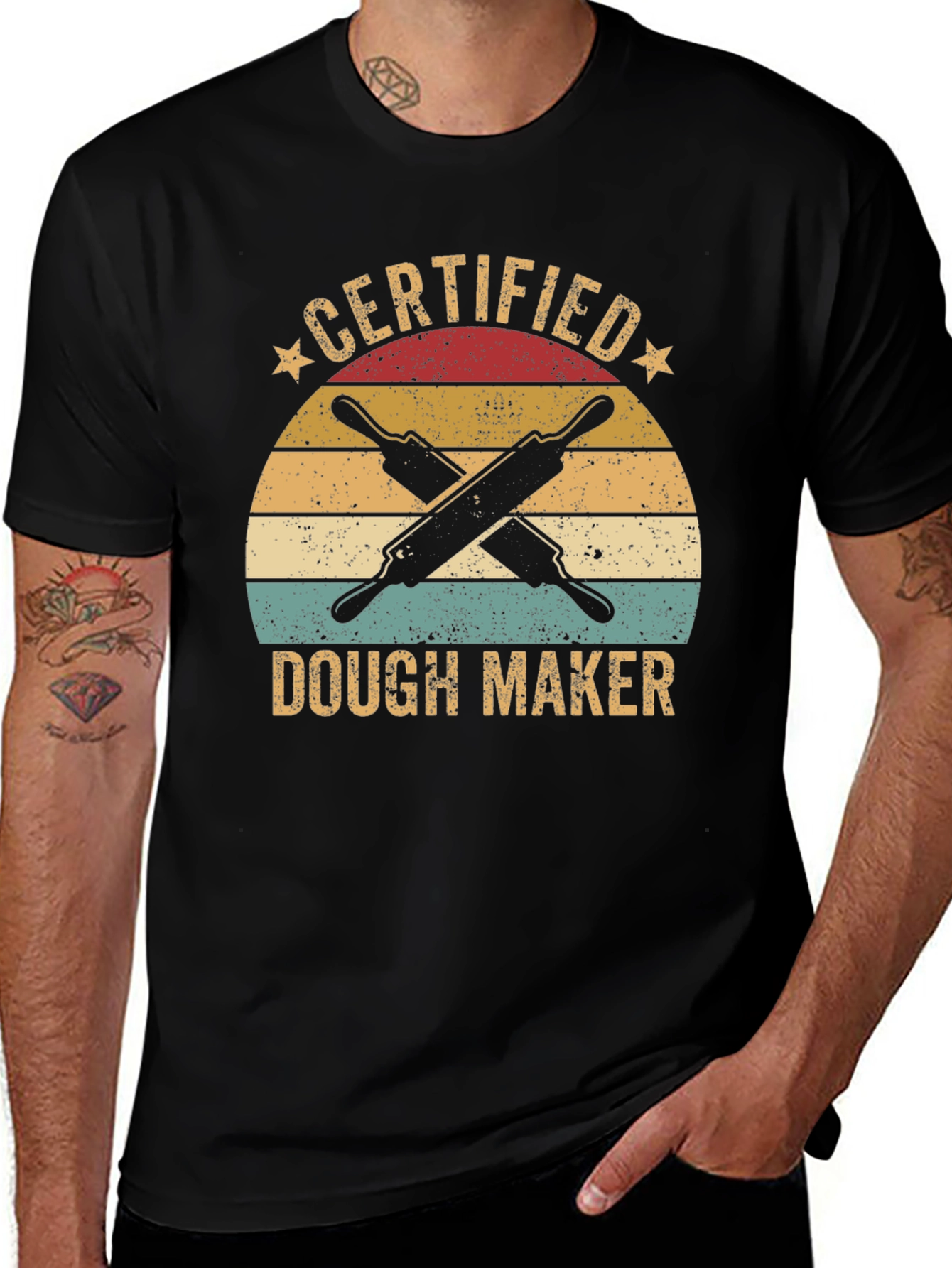 Certified Dough Maker T-Shirt - Baking Chef Tee