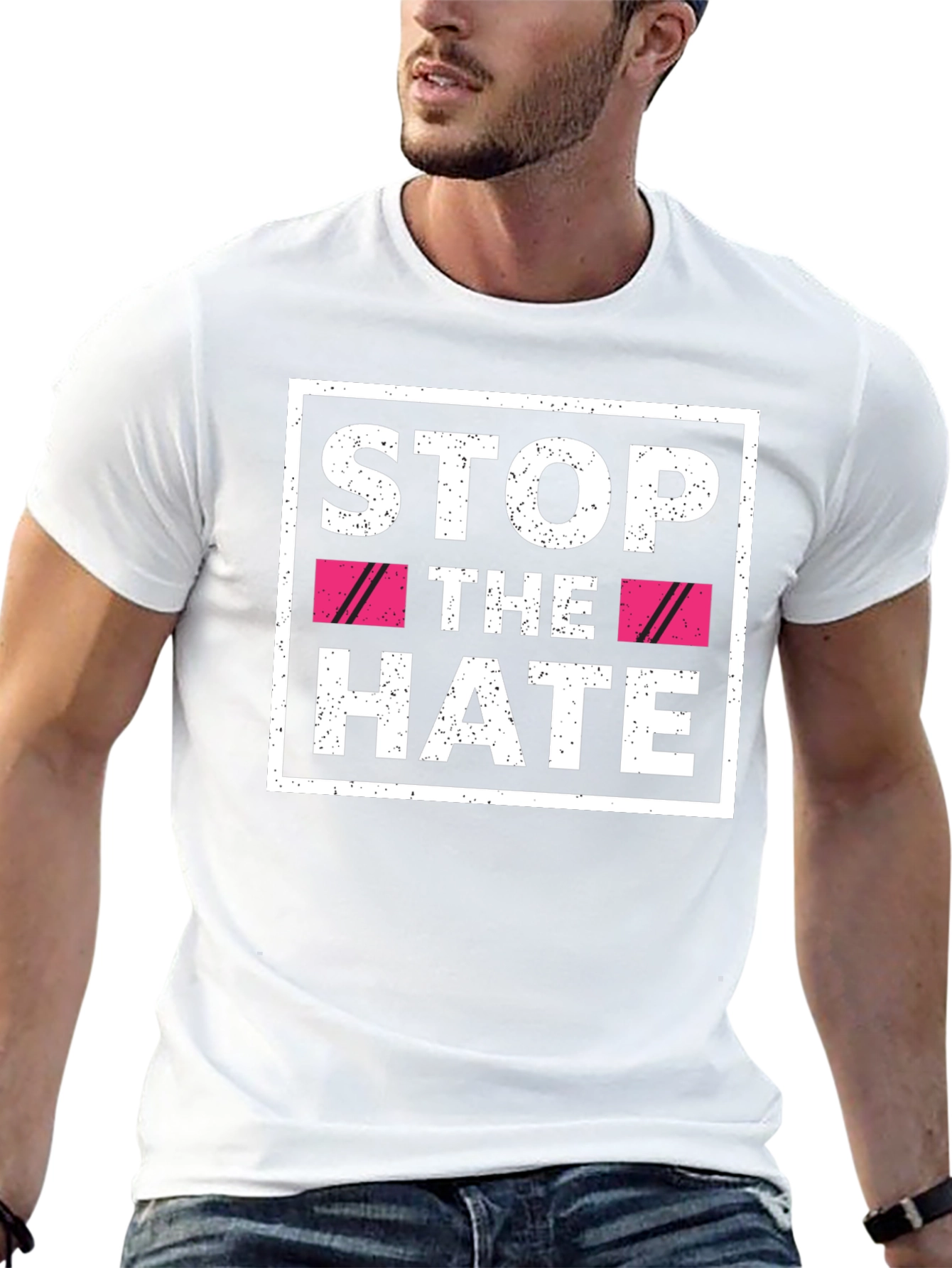 Stop The Hate T-Shirt - Graphic Tee