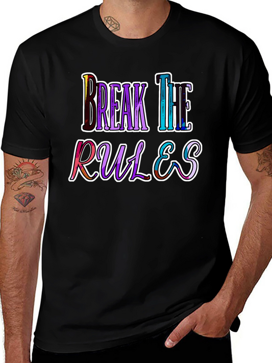 Break The Rules Graphic Tee - Bold Statement T-Shirt
