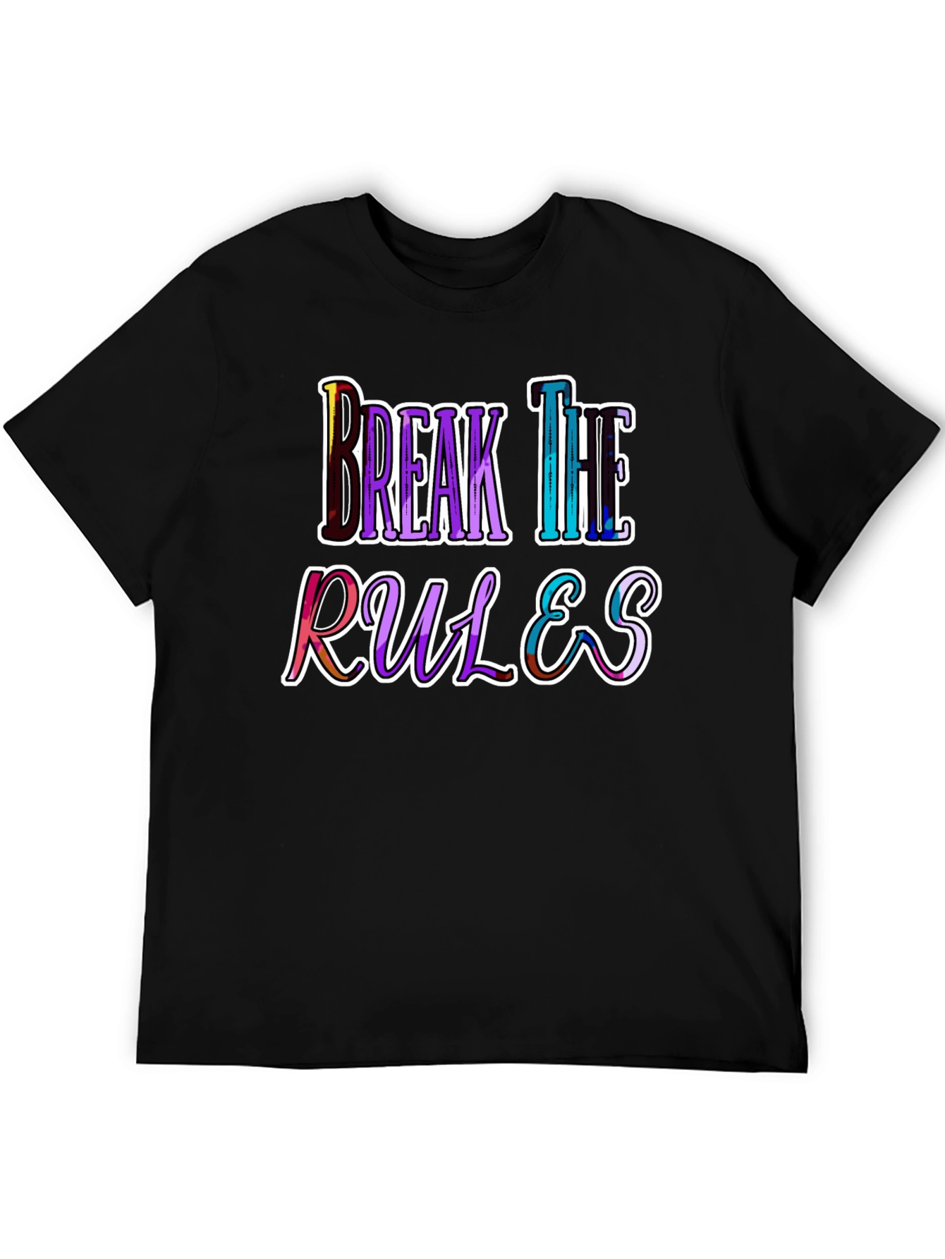 Break The Rules Graphic Tee - Bold Statement T-Shirt