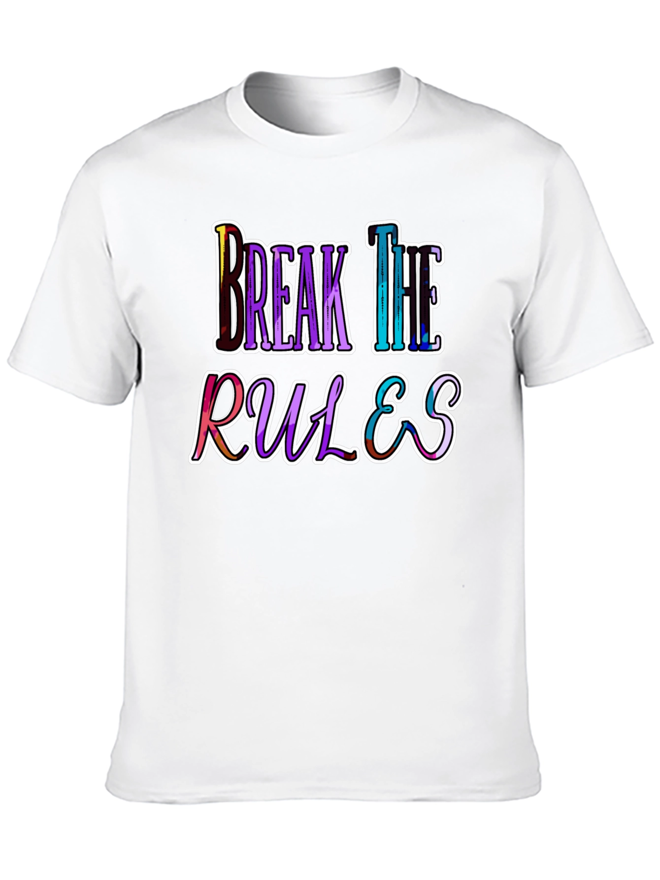 Break The Rules Graphic Tee - Bold Statement T-Shirt