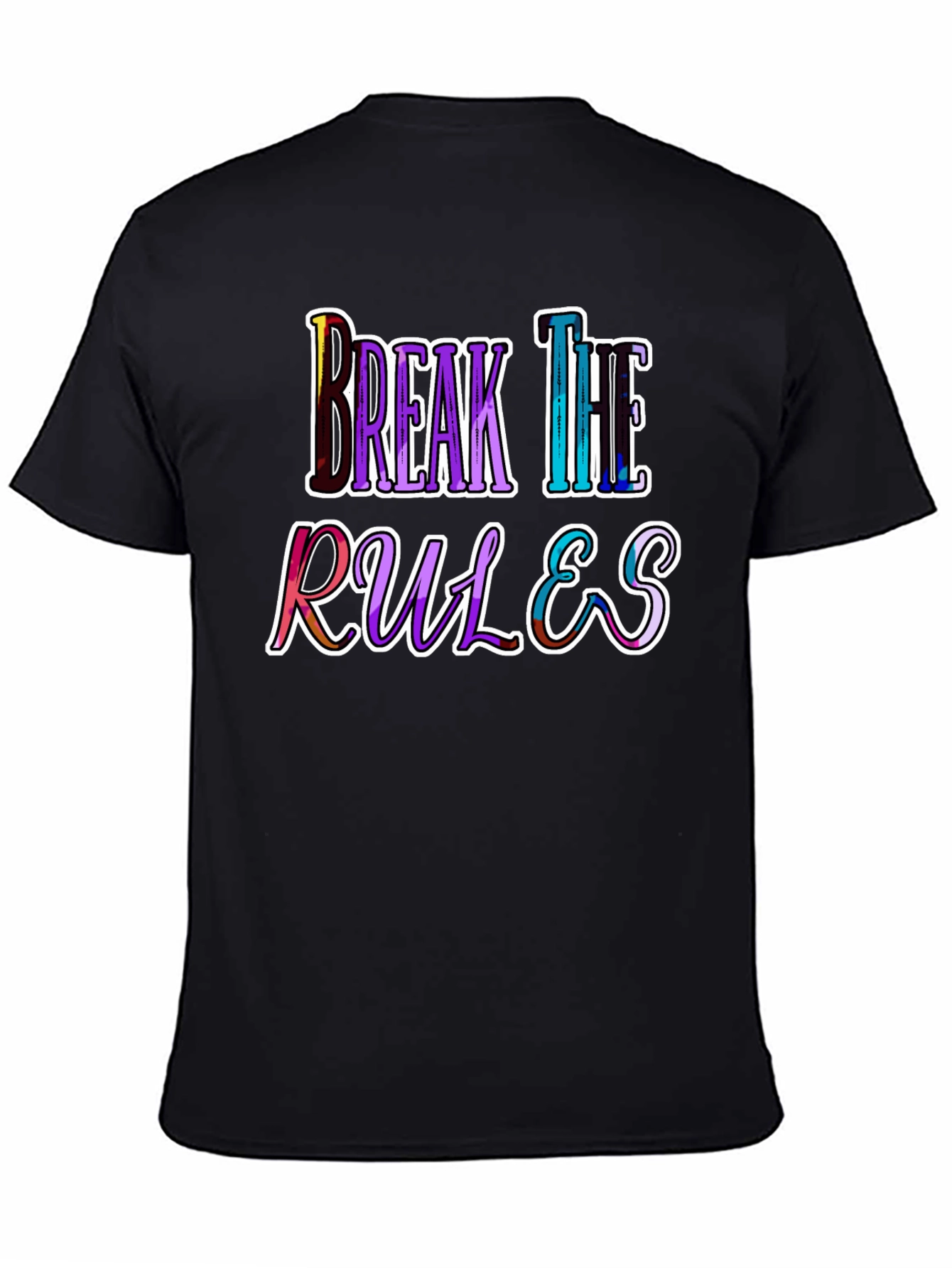 Break The Rules Graphic Tee - Bold Statement T-Shirt