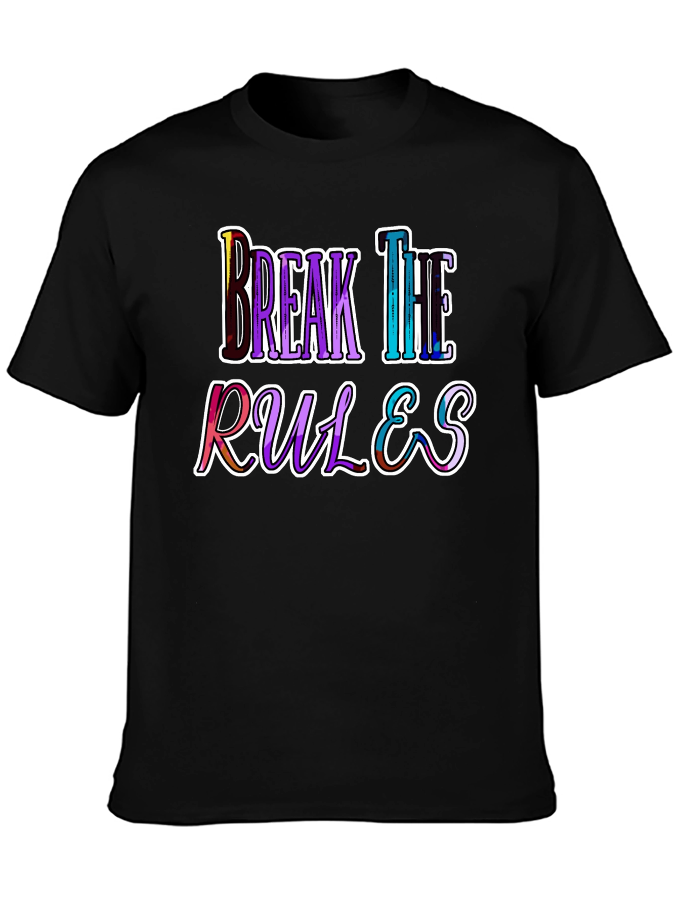 Break The Rules Graphic Tee - Bold Statement T-Shirt
