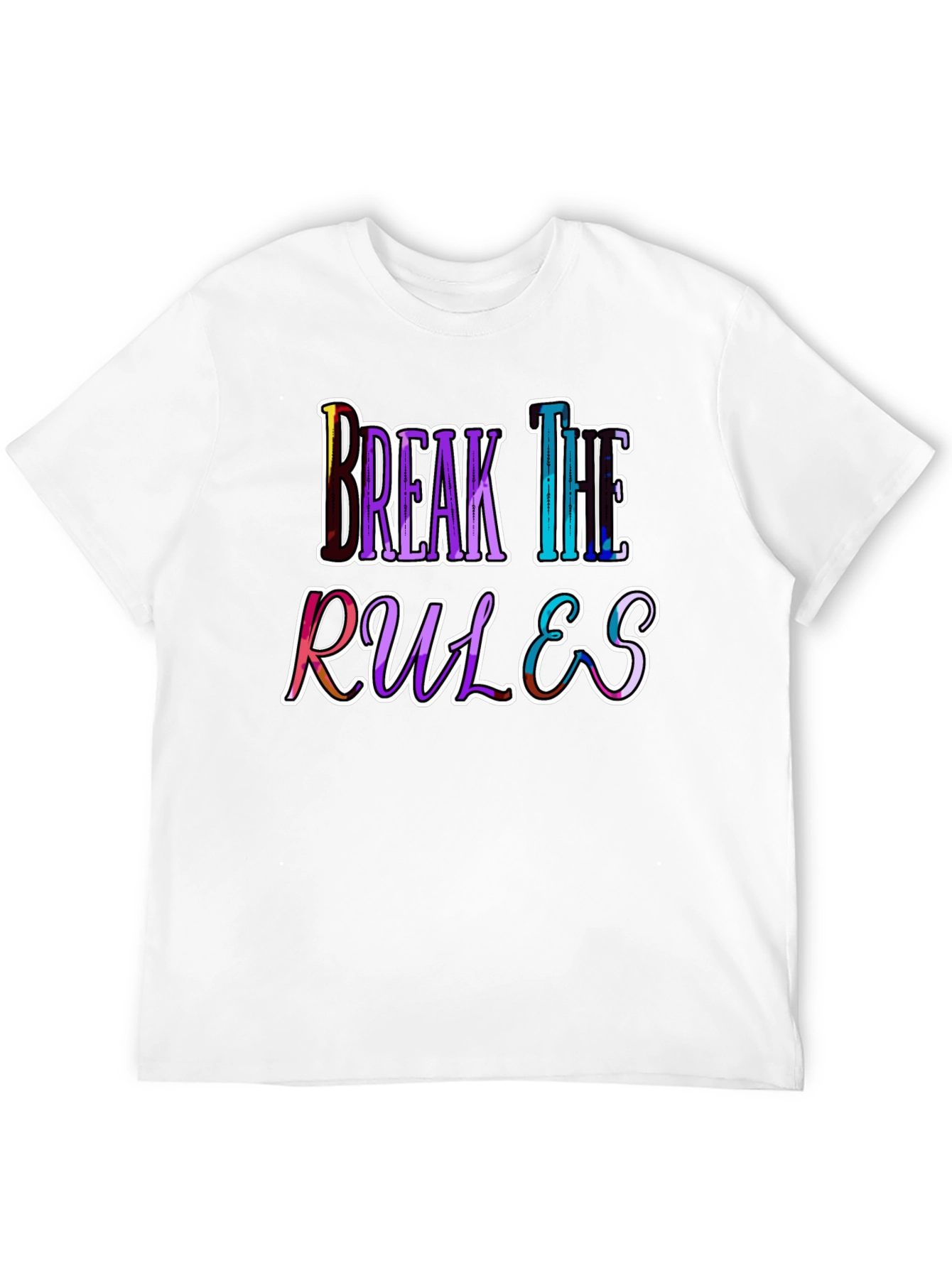 Break The Rules Graphic Tee - Bold Statement T-Shirt