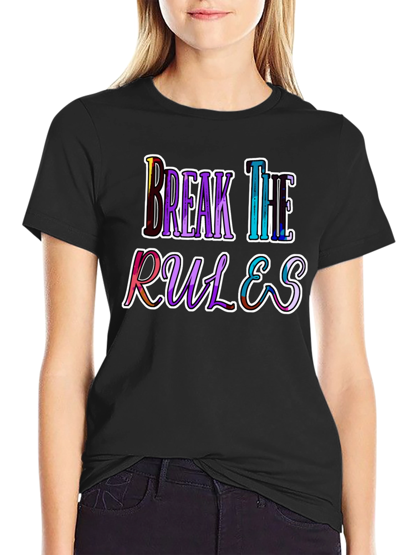 Break The Rules Graphic Tee - Bold Statement T-Shirt