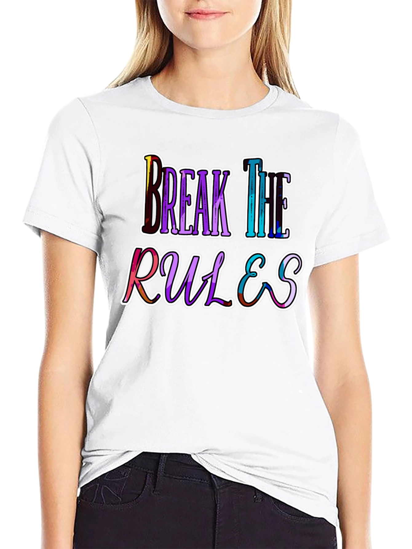 Break The Rules Graphic Tee - Bold Statement T-Shirt