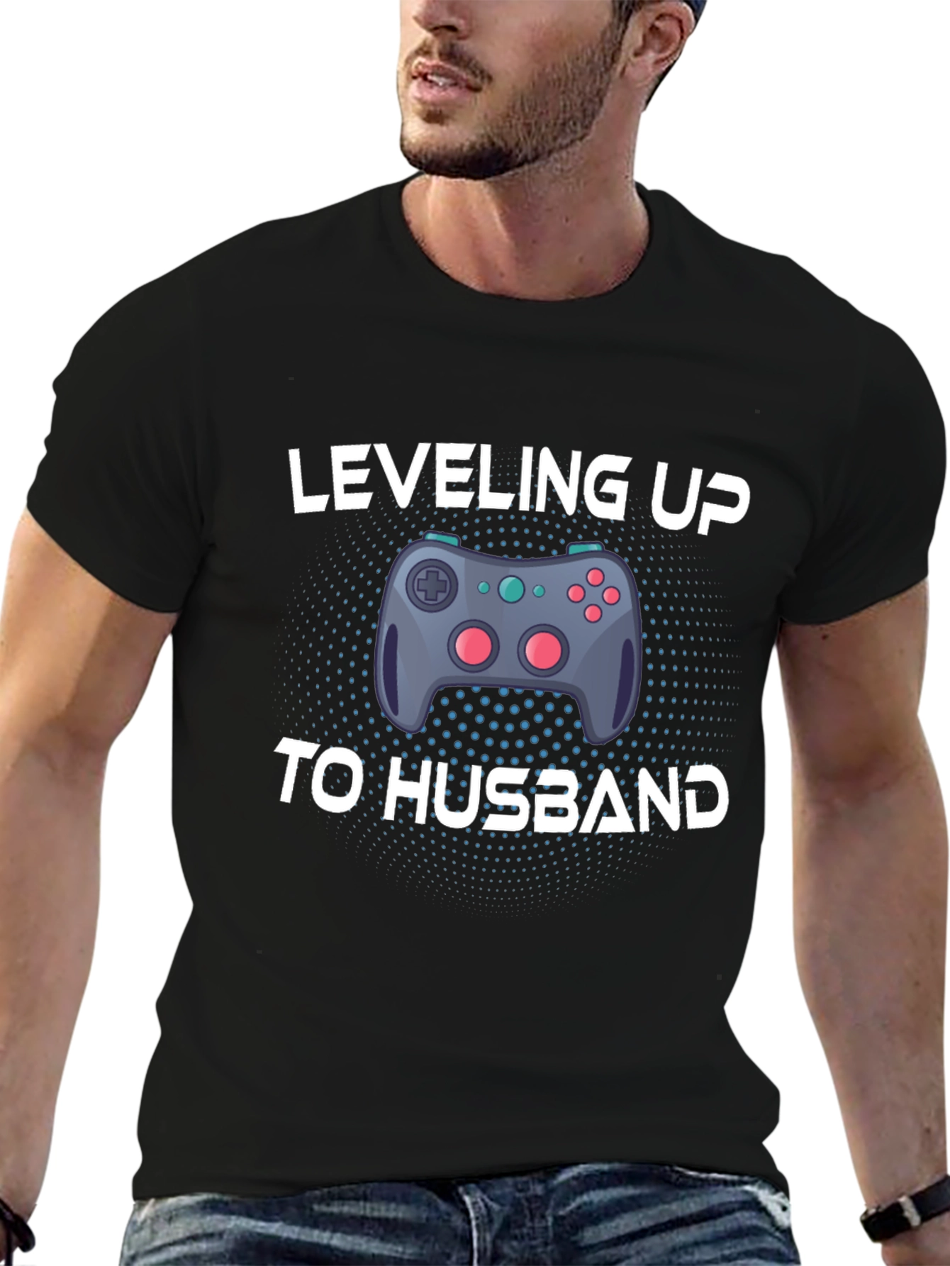 Leveling Up to Husband Gaming T-Shirt