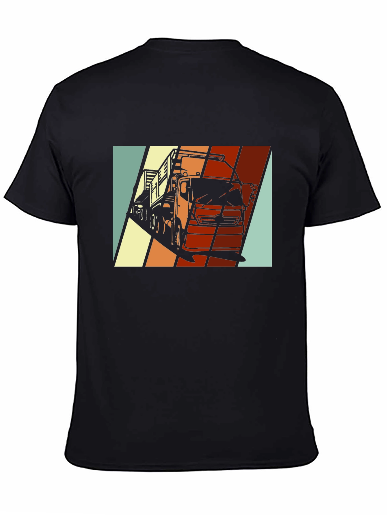 Retro Truck Graphic Tee - Classic Black