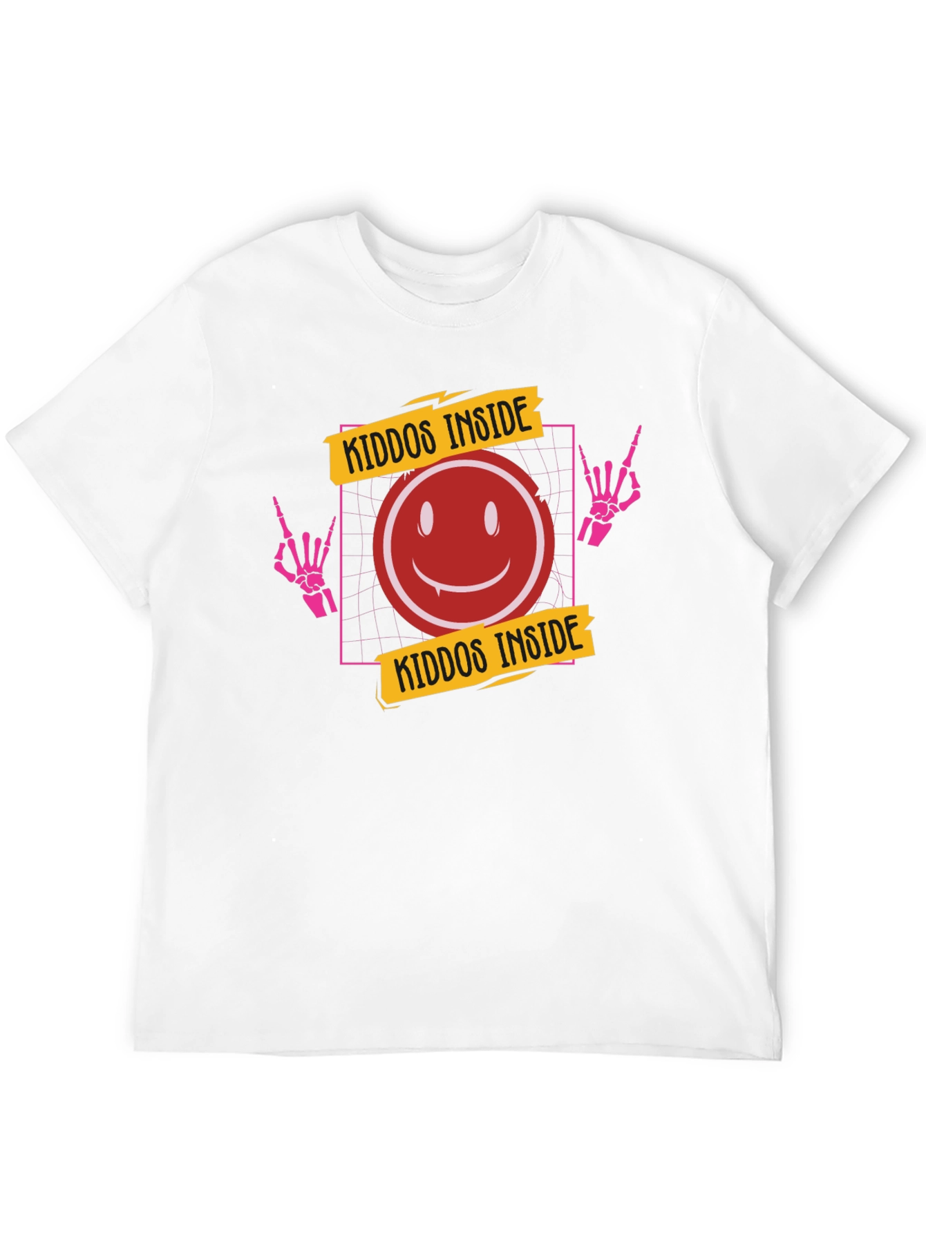 Kiddos Inside Graphic Tee - Trendy Black T-Shirt