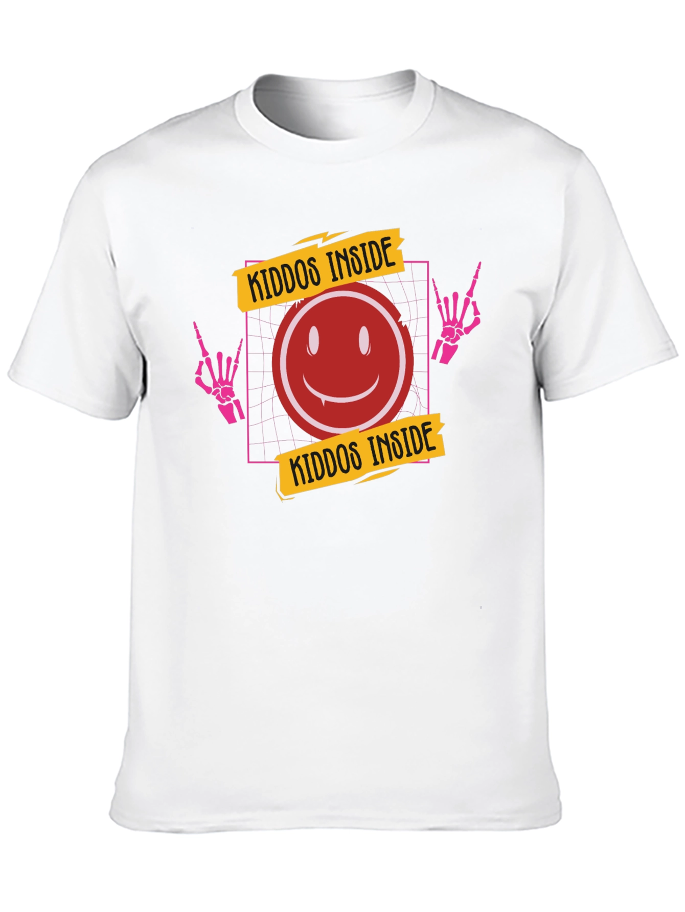 Kiddos Inside Graphic Tee - Trendy Black T-Shirt