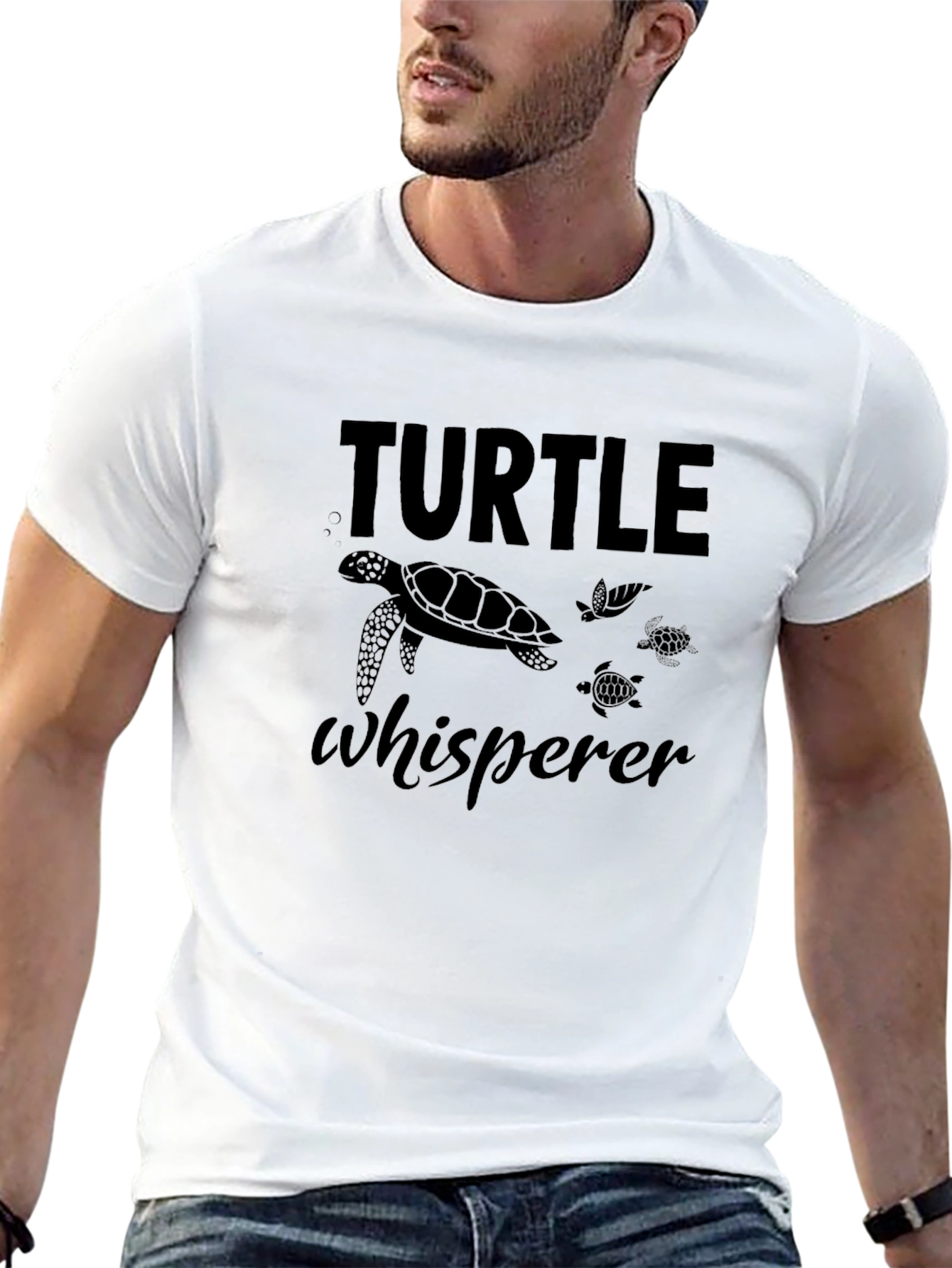 Turtle Whisperer Graphic T-Shirt - Soft Cotton Tee