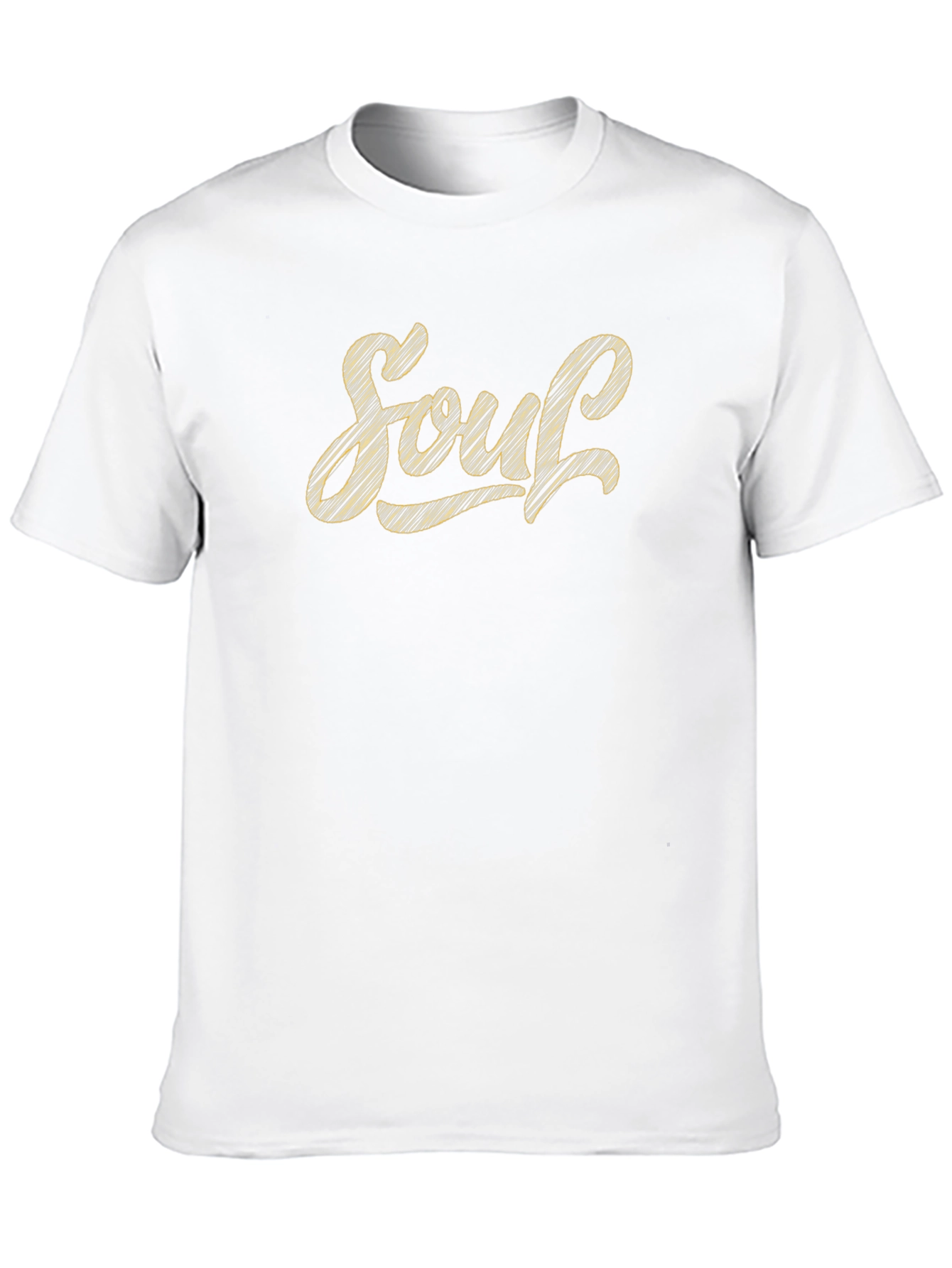 Soul Script Graphic Tee - Stylish Black T-Shirt
