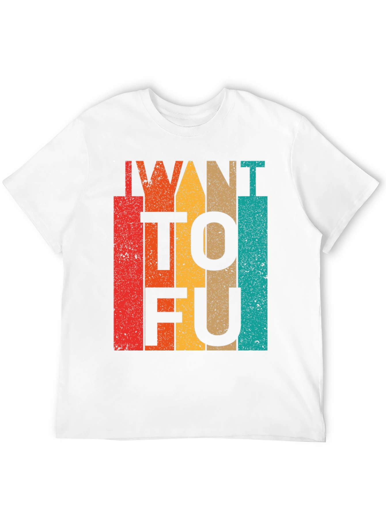 I Want Tofu Funny Graphic Tee