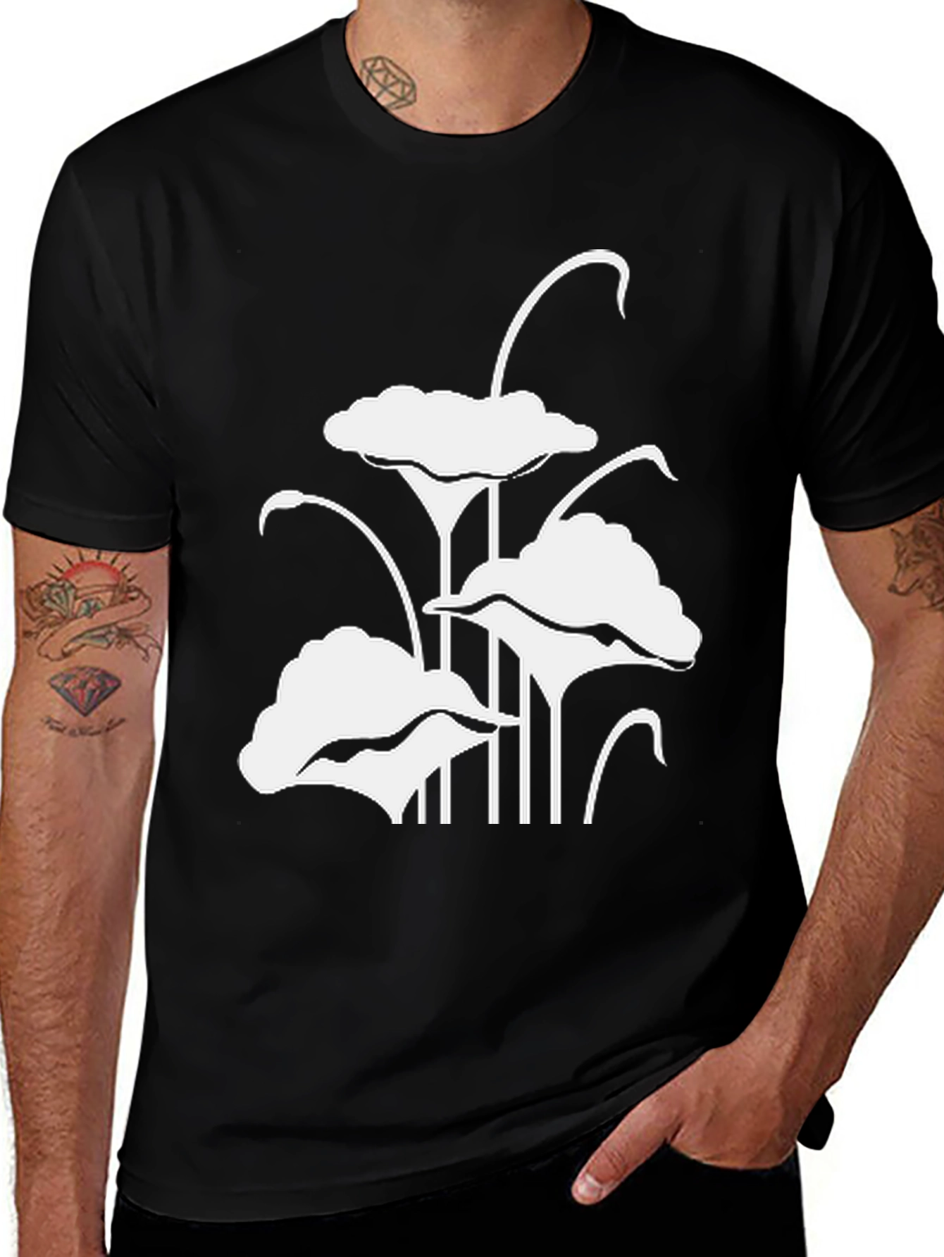 Floral Print T-Shirt - Stylish Casual Wear